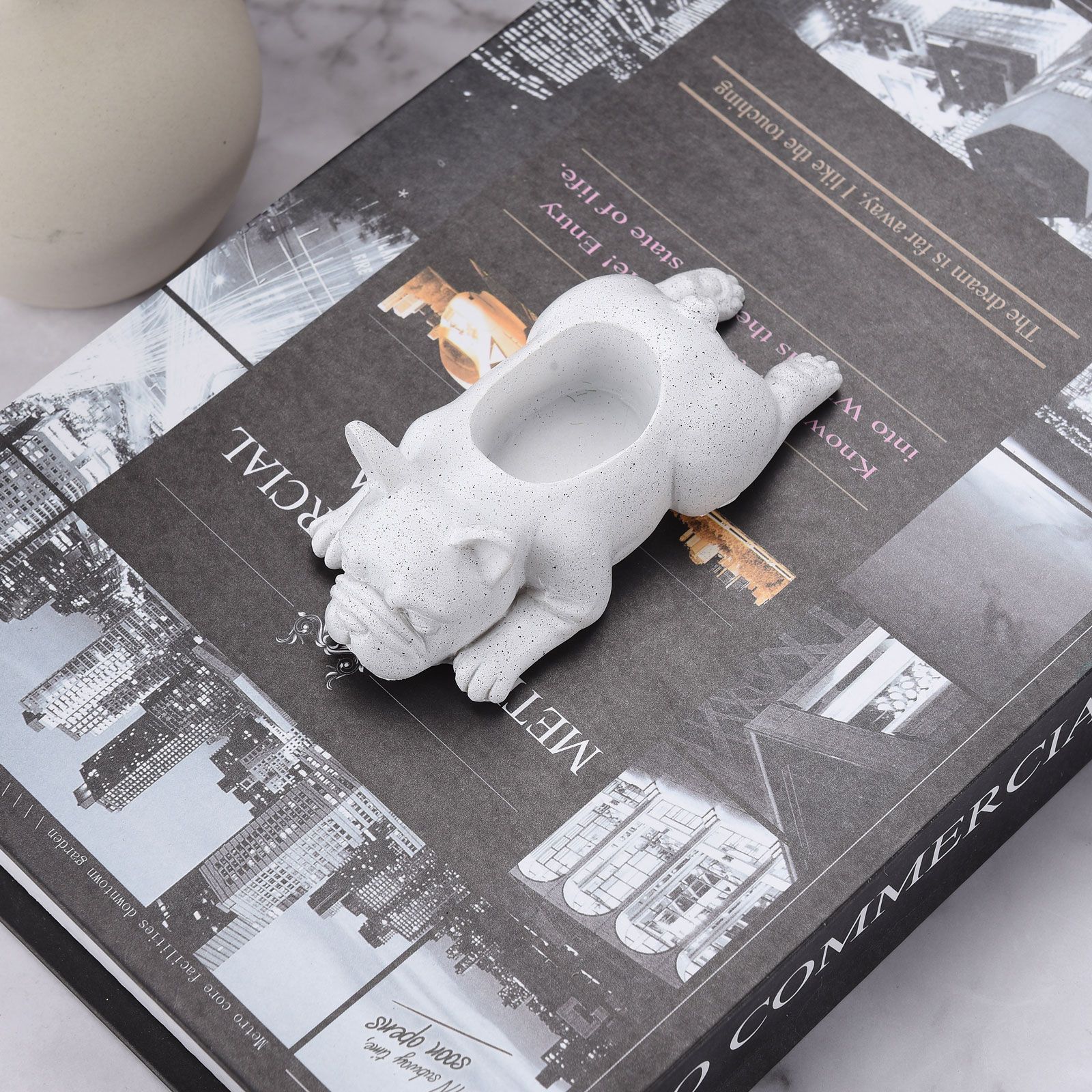 Puppy Pot Decoration Resin Pot Dog Flower Plant Pot - Image 6