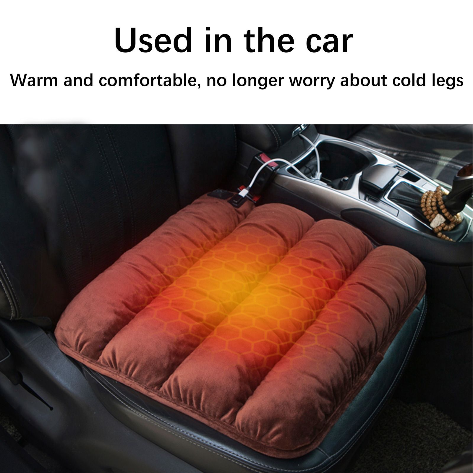 Heating Cushion Winter Car Warm Plug Heating Pad USB Three Temperature Control Chair Pad - Image 8