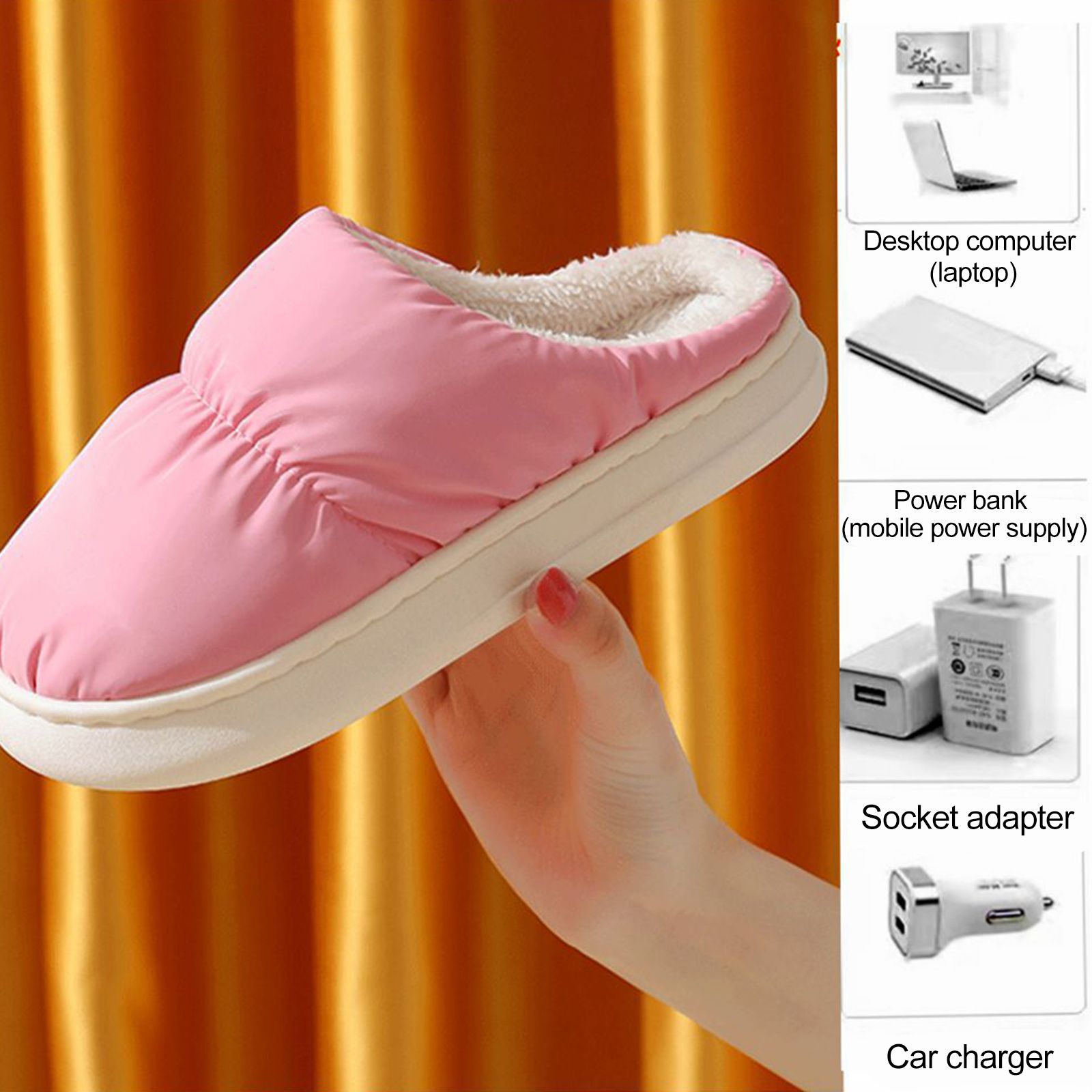 Constant Temperature 50 Degrees USB Heated Slippers - Image 8