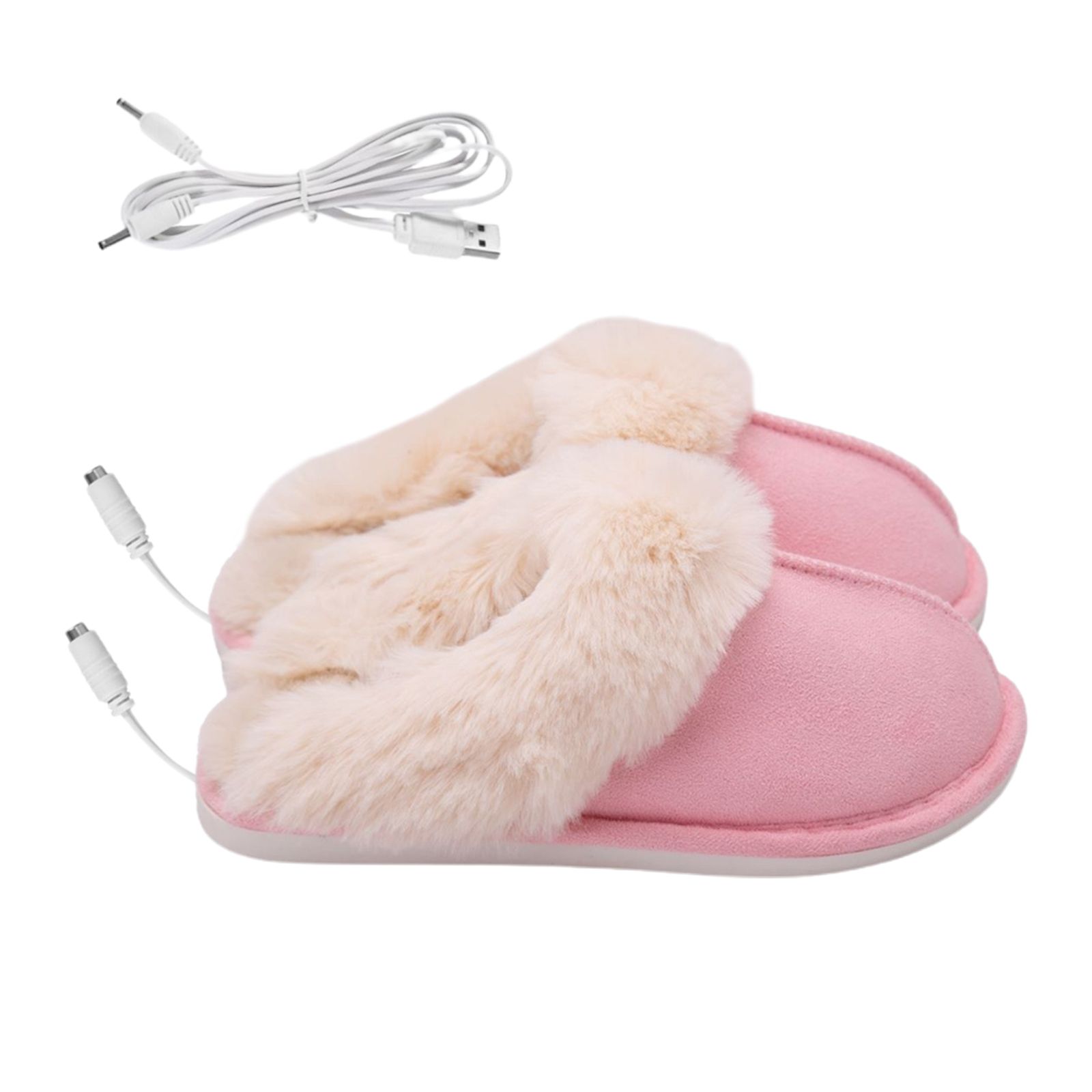 Women Heated Slipper USB Constant Temperature 50 Degrees Electric Foot Warmer Shoes for Winter Cold Weather - Image 1