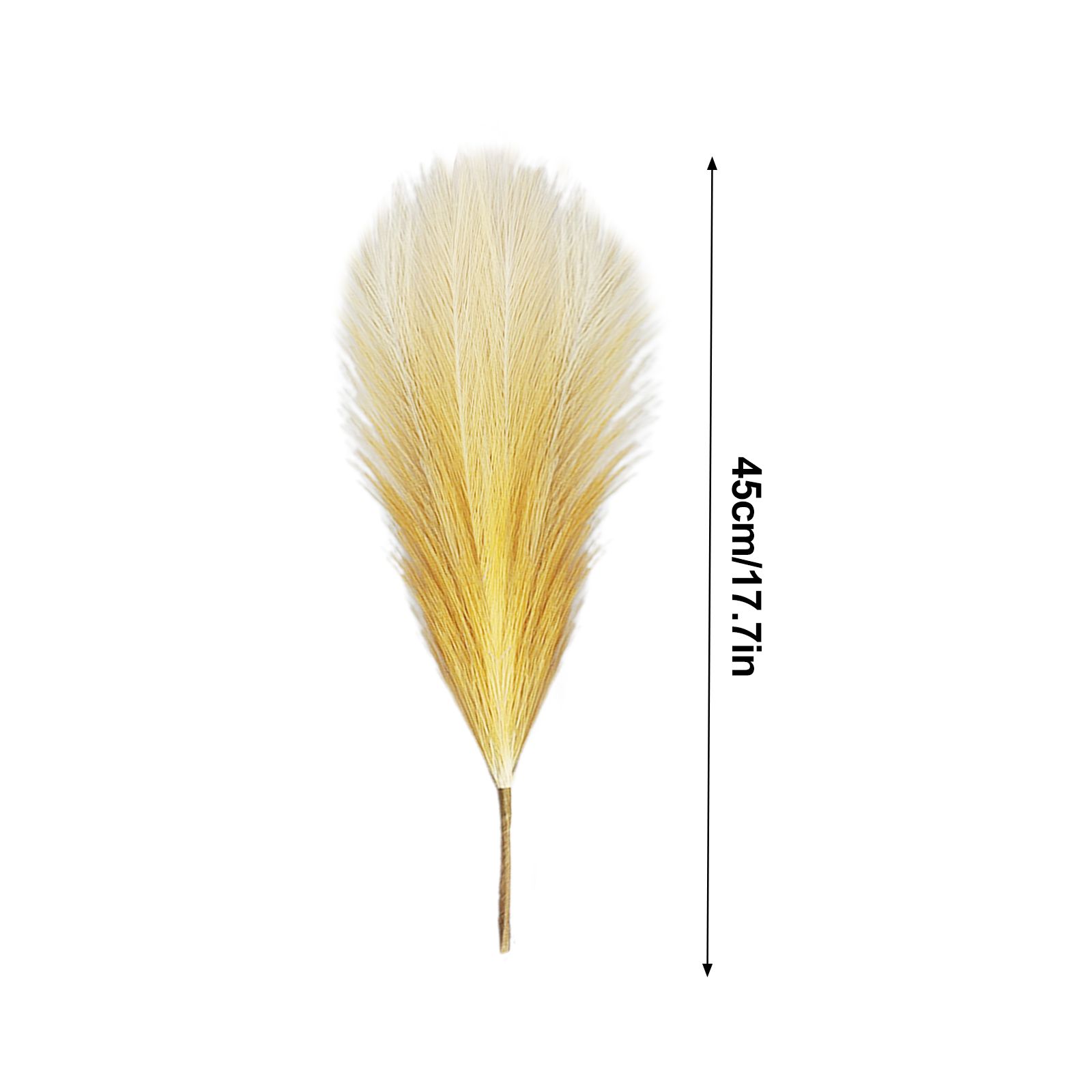 8Pcs Artificial Pampas Grass Versatile Decorative Gradient Green Modern Vase Filler Faux Pampas Grass For Home Office Parties - Image 3
