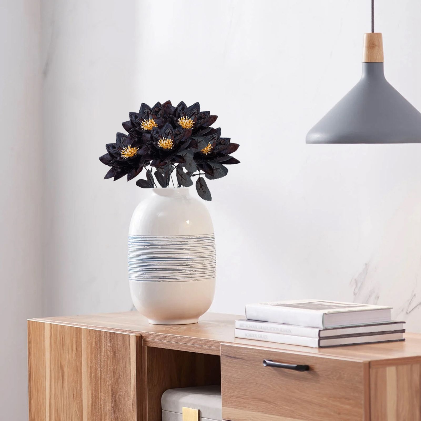 Artificial Lotus Fake Flower Bedroom Decoration Multifunctional Weddings Flower Decoration - Image 5