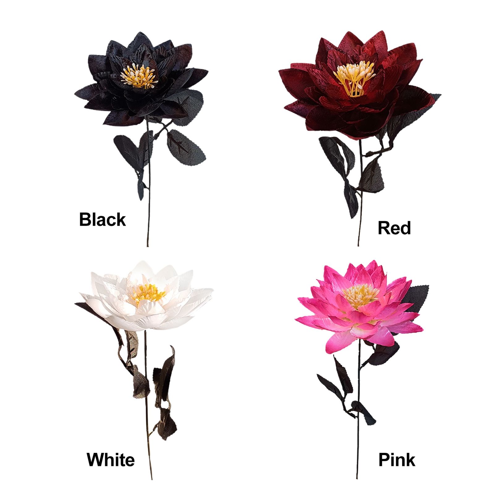 Artificial Lotus Fake Flower Bedroom Decoration Multifunctional Weddings Flower Decoration - Image 8
