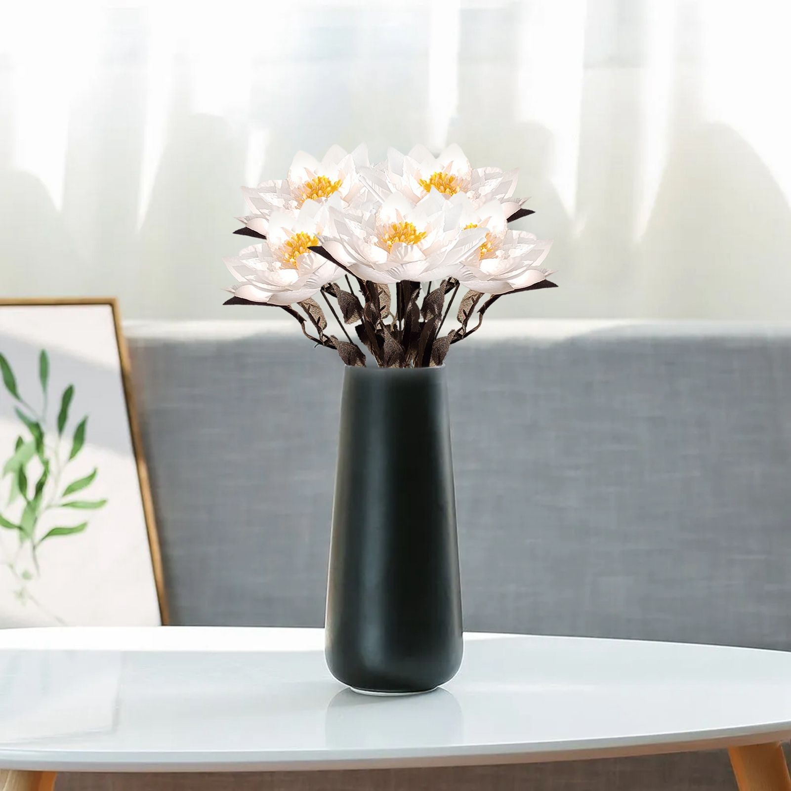 Artificial Lotus Fake Flower Bedroom Decoration Multifunctional Weddings Flower Decoration - Image 5