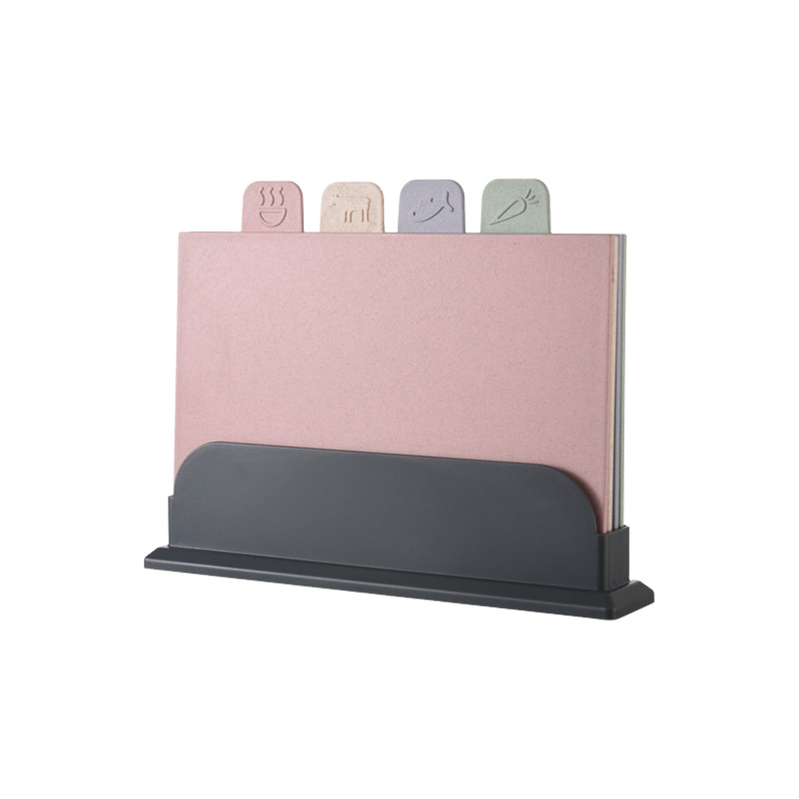 4 Pcs Creative Complementary Food Special Wheat Straw Cutting Board PP Plastic Cutting Board Cutting Board - Image 1