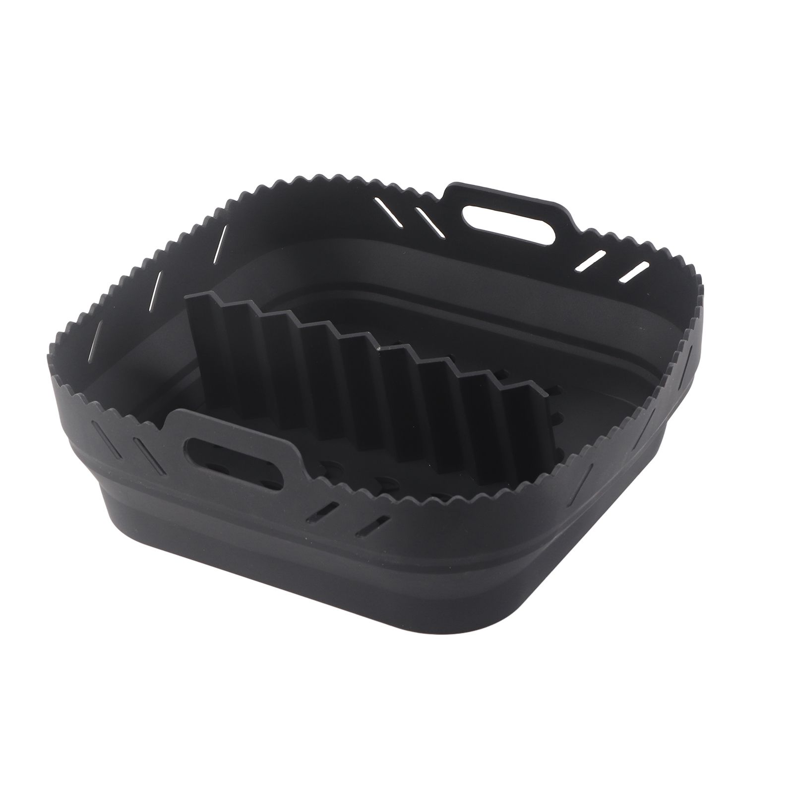 Square Air Fryer Silicone Baking Pan with Silicone Mat Air Fryer Pan - Image 1