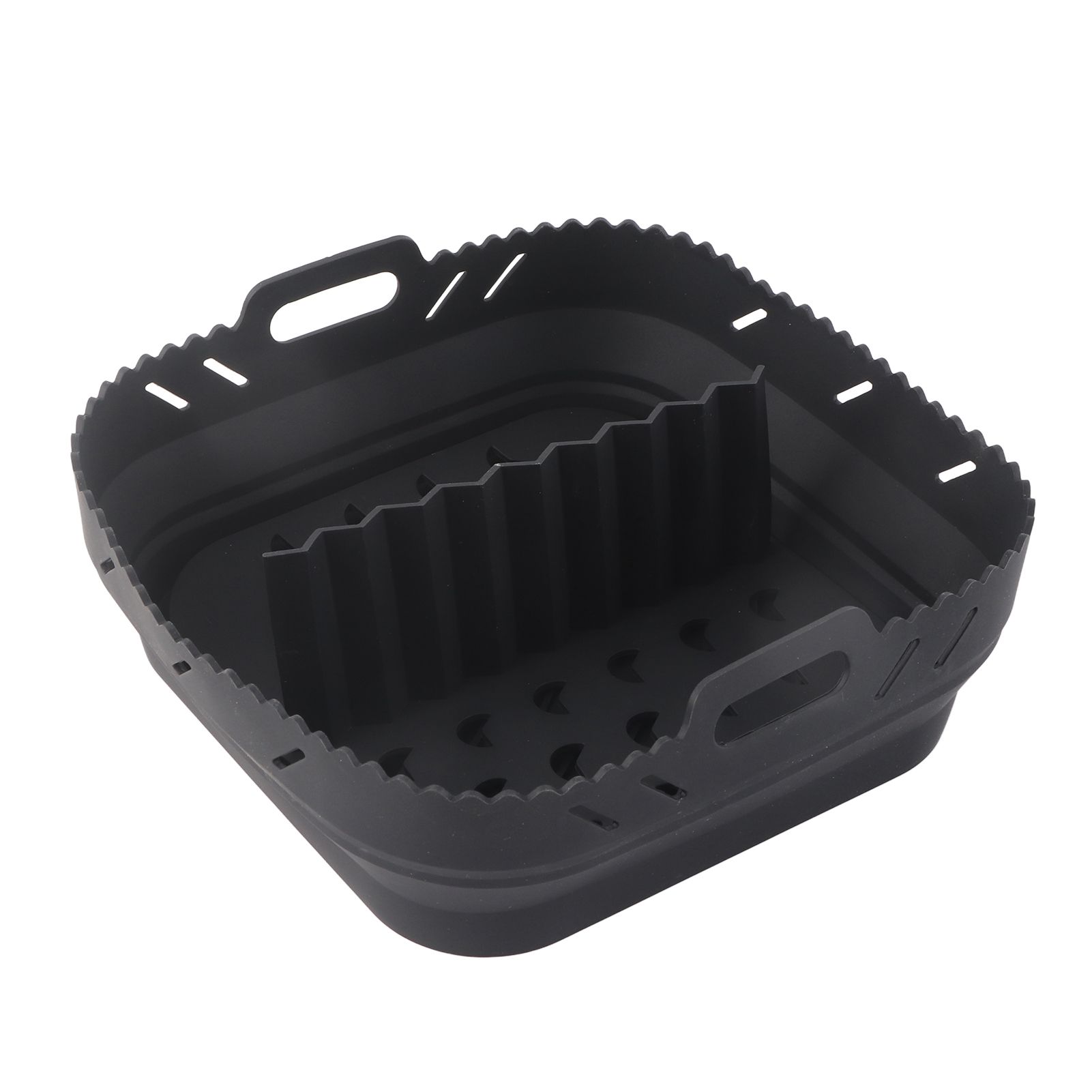 Square Air Fryer Silicone Baking Pan with Silicone Mat Air Fryer Pan - Image 3