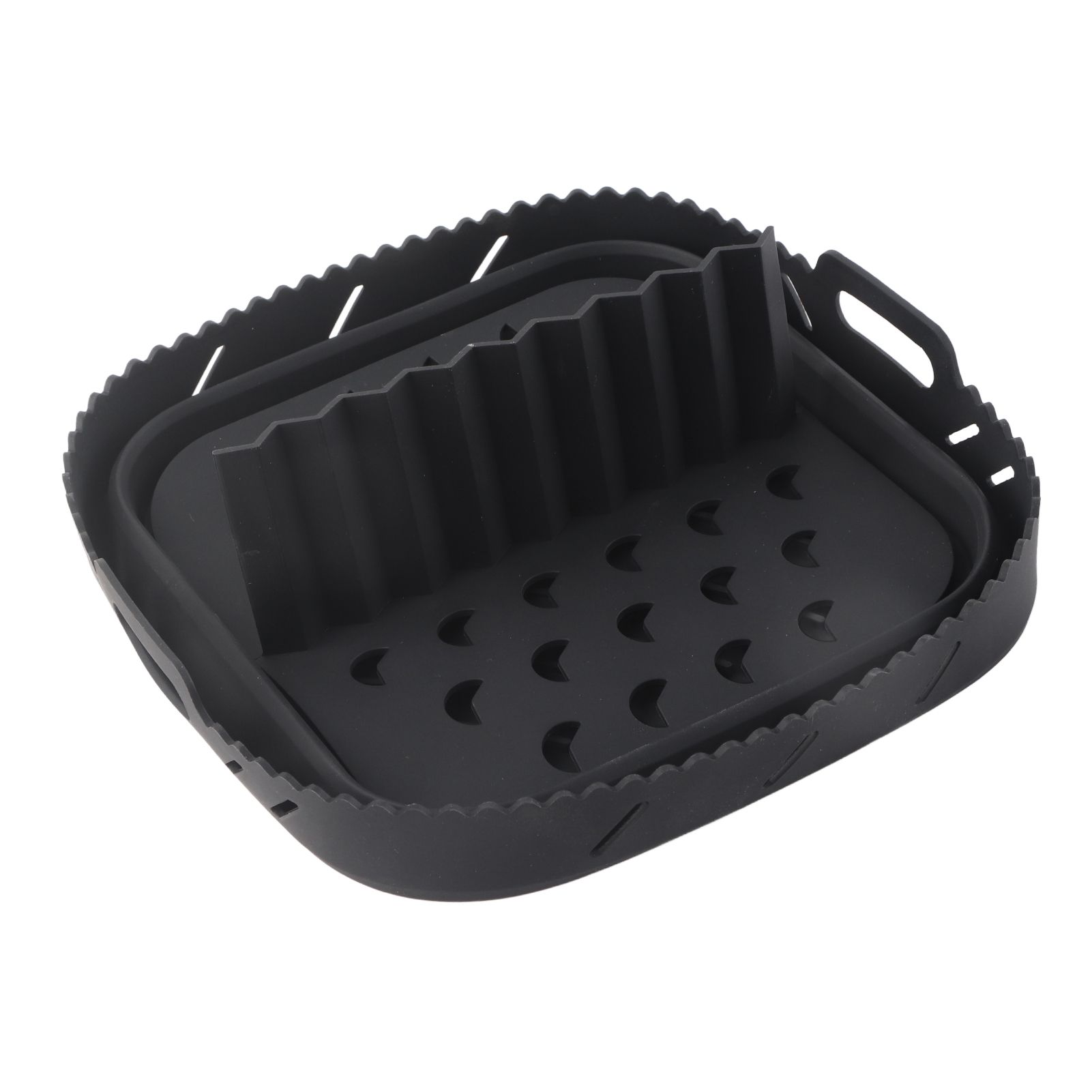 Square Air Fryer Silicone Baking Pan with Silicone Mat Air Fryer Pan - Image 6