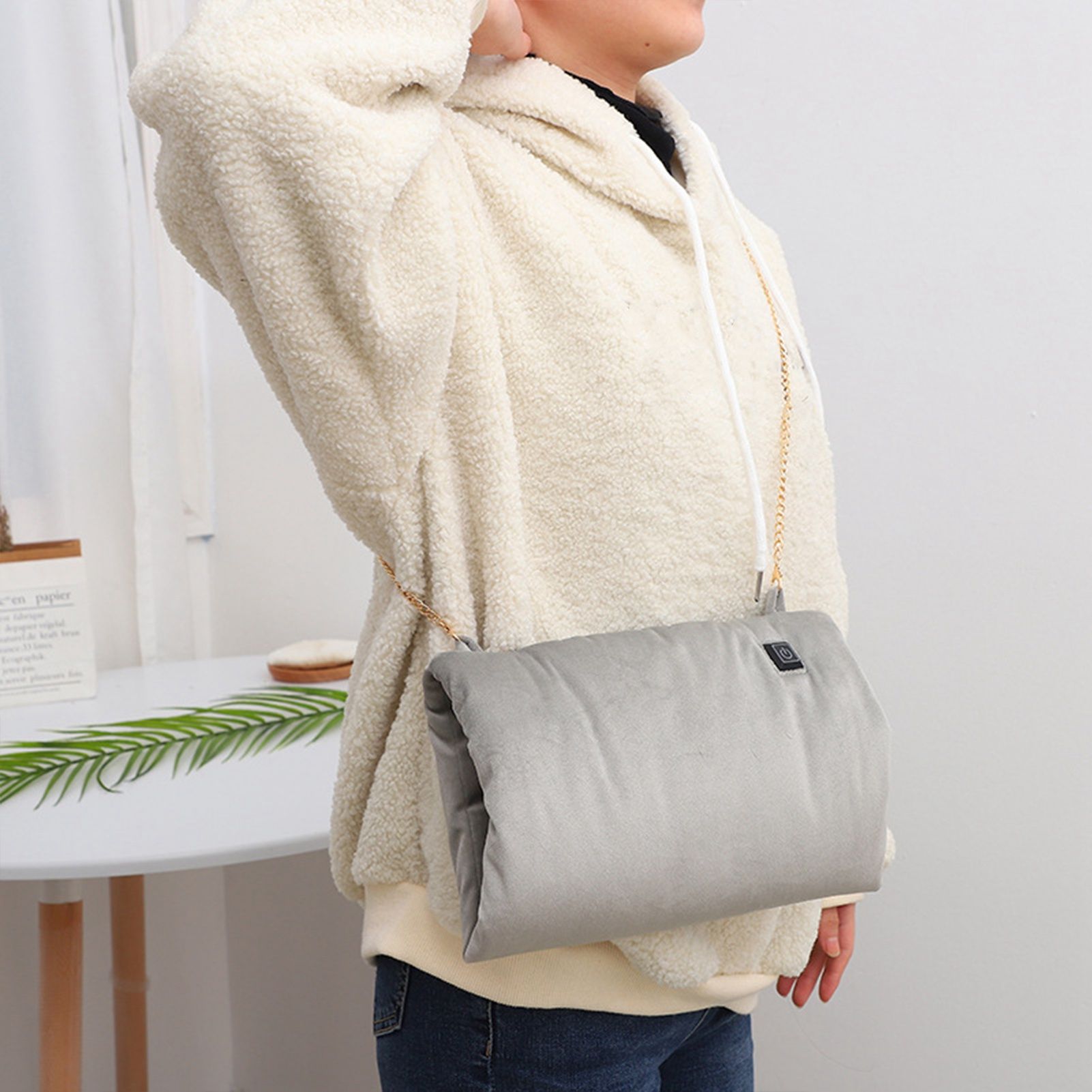 USB Charging Hand Warmer Three Temperature Control Electric Blanket Portable Heating Cushion Hand Warmer - Image 6