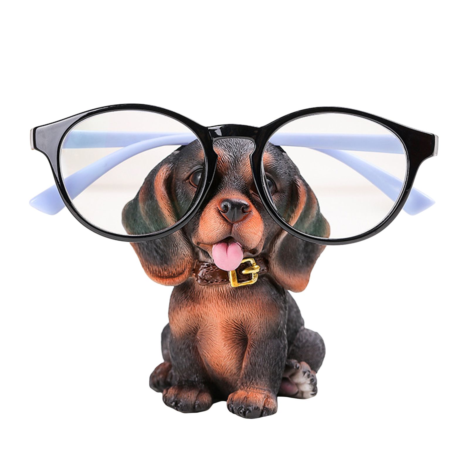 Creative Eyeglass Frame Resin Animal Glasses Holder Beautifully Handcrafted Eyeglass Stand - Image 1