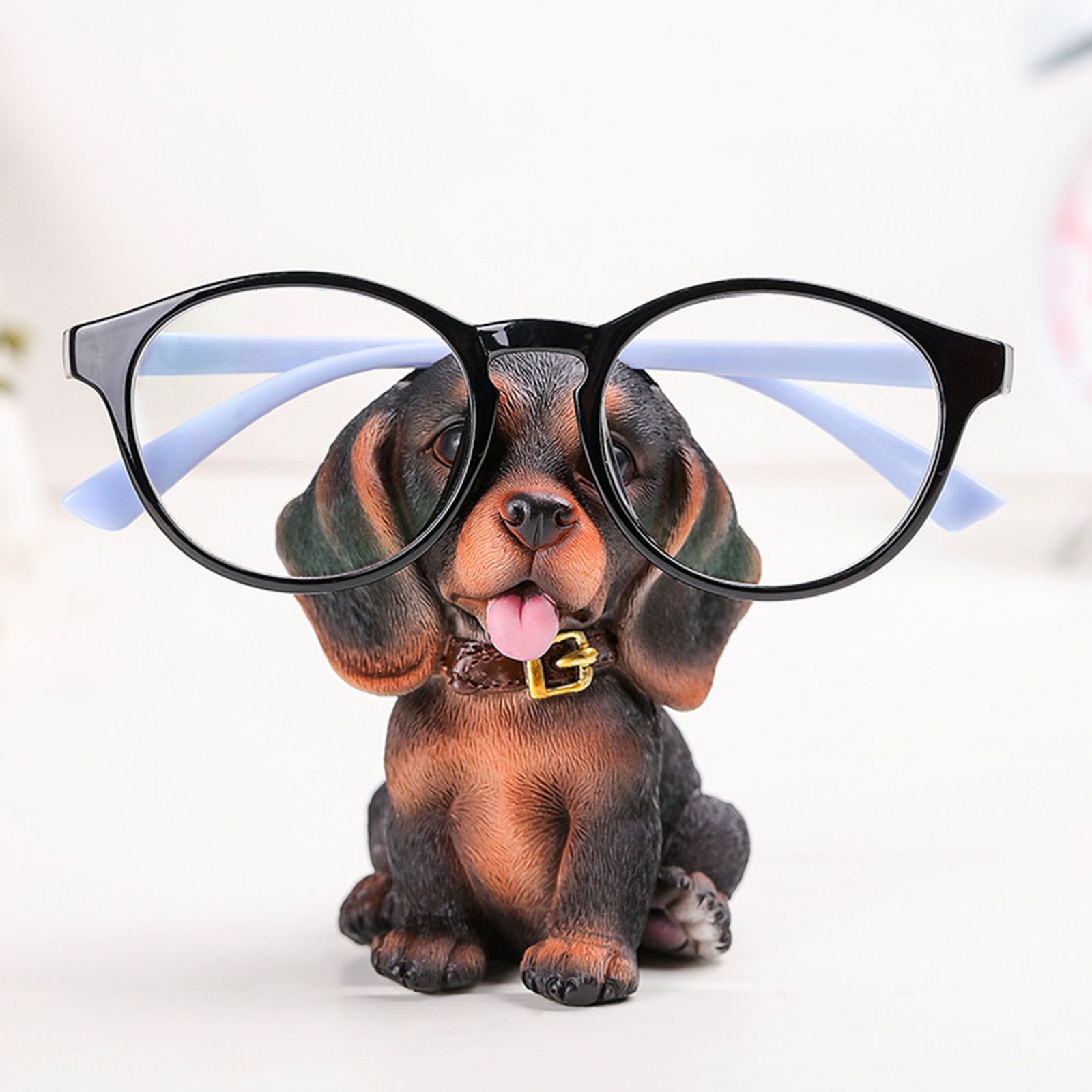 Creative Eyeglass Frame Resin Animal Glasses Holder Beautifully Handcrafted Eyeglass Stand - Image 3