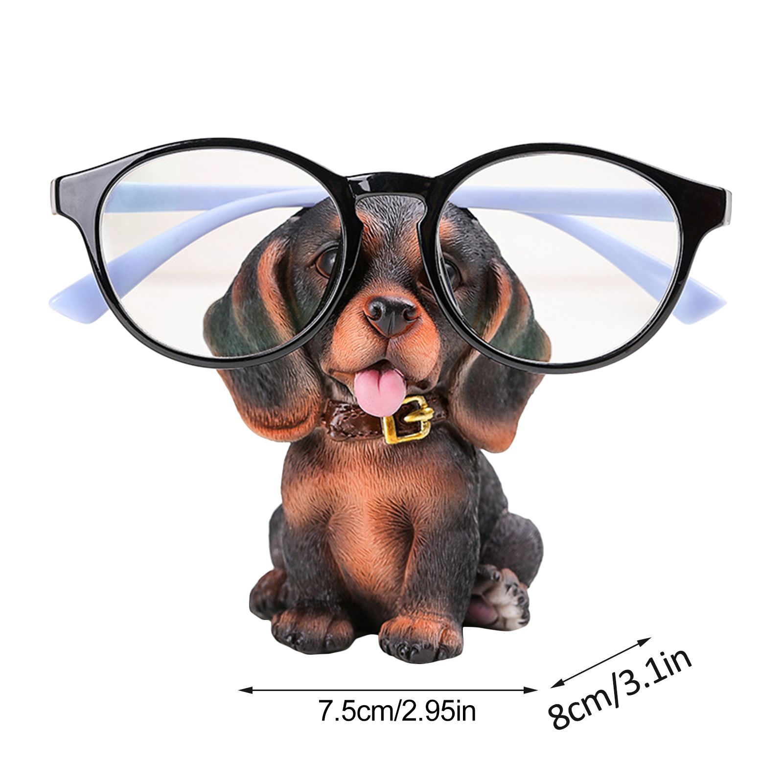 Creative Eyeglass Frame Resin Animal Glasses Holder Beautifully Handcrafted Eyeglass Stand - Image 4