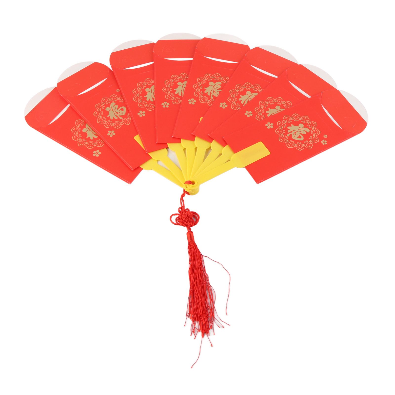 2023 Rabbit Year Spring Festival Creative Fan Shaped Folding Red Envelope New Year Fan Red Envelope - Image 1