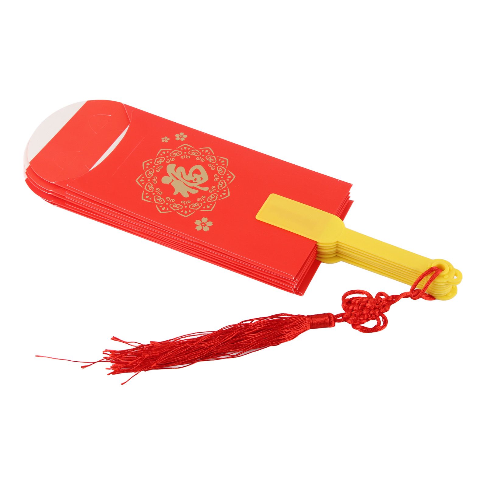2023 Rabbit Year Spring Festival Creative Fan Shaped Folding Red Envelope New Year Fan Red Envelope - Image 2