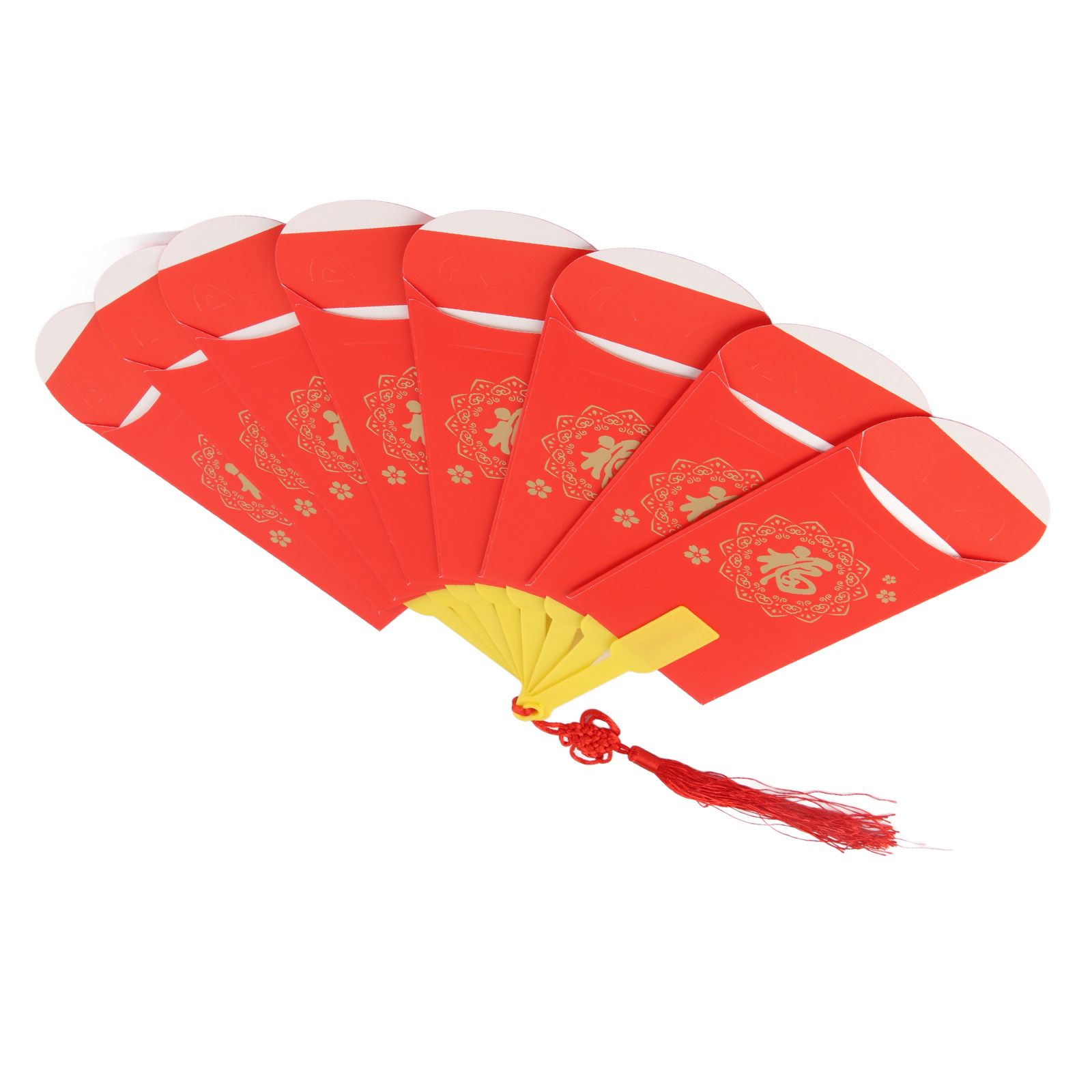 2023 Rabbit Year Spring Festival Creative Fan Shaped Folding Red Envelope New Year Fan Red Envelope - Image 7