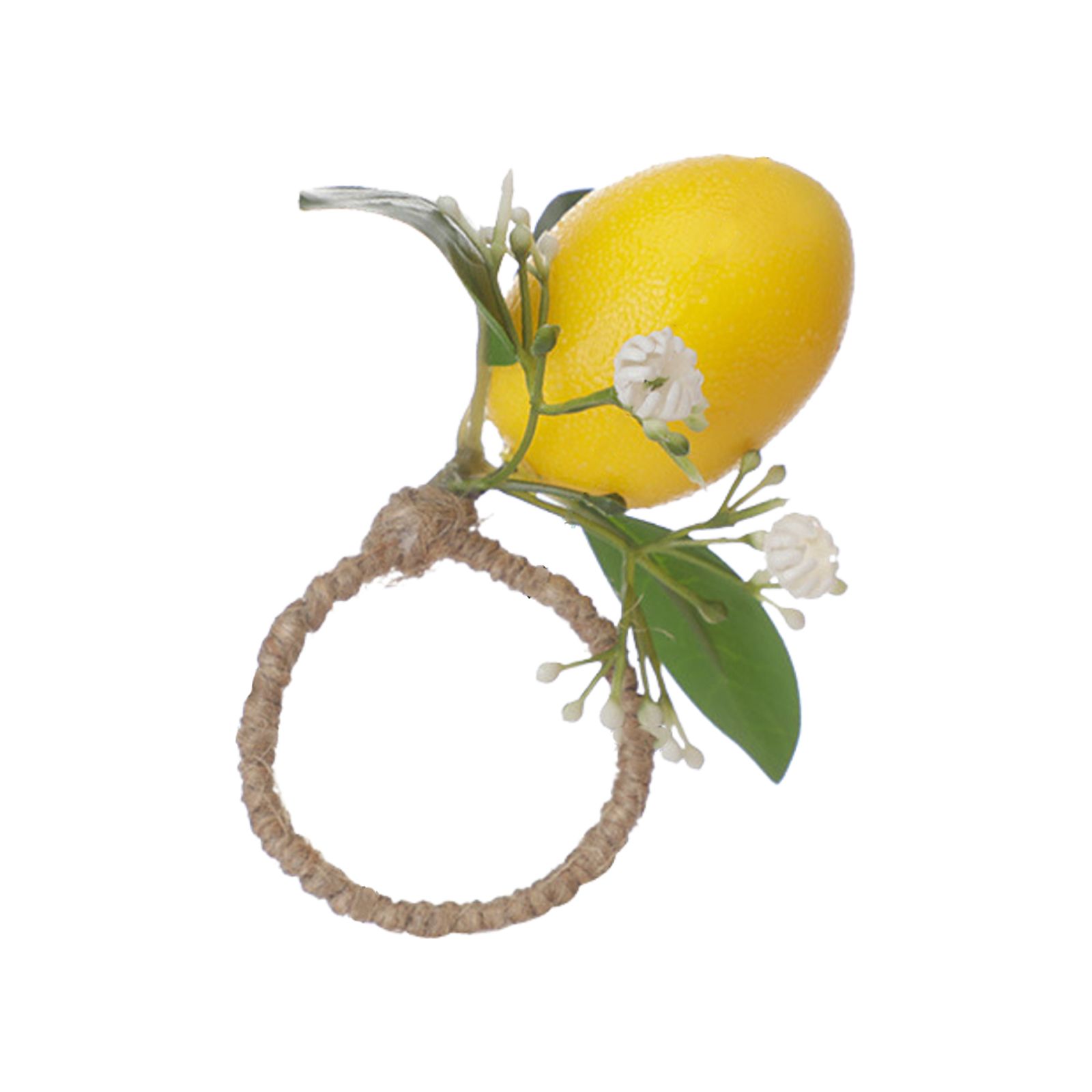 Simulation Lemon Napkin Ring Napkin Ring Holder Furniture Restaurant Table Decoration - Image 1