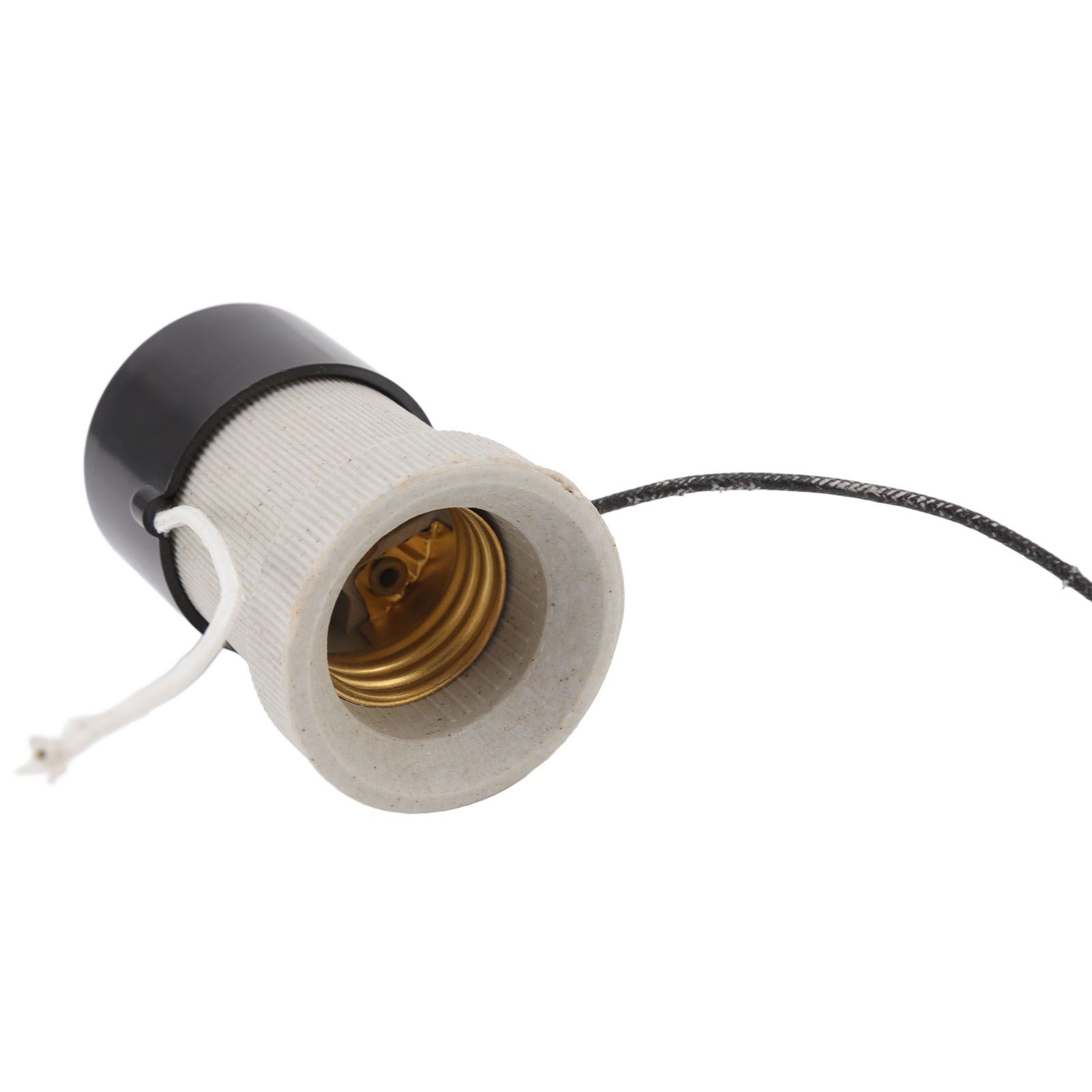 E27 Porcelain Lamp Holder Waterproof 2 Levels Adjustable Temp Heat Insulation Small Tee Heat Light Socket - Image 2