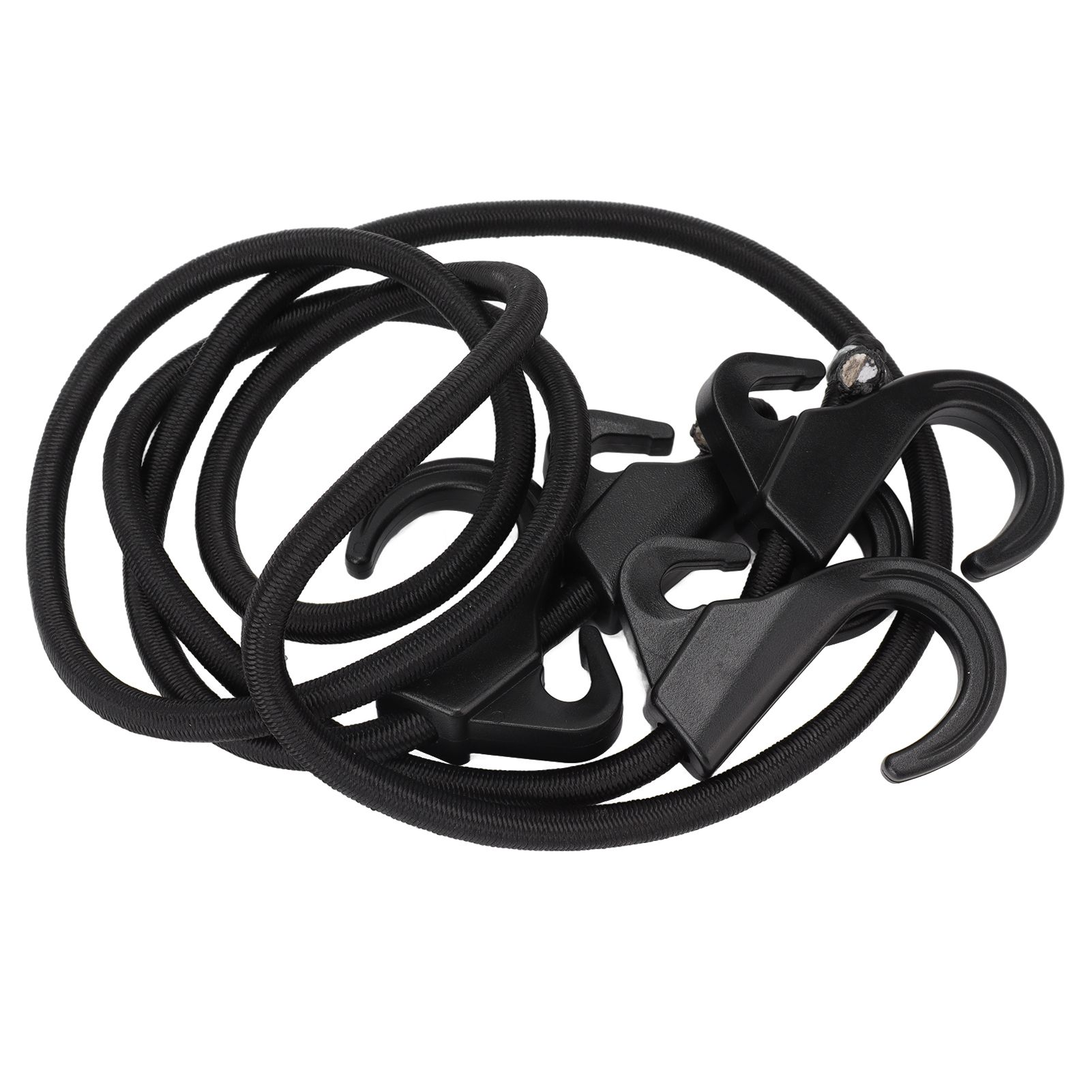 Camping Rope Strap UV Resistant POM Material Black Hooks Function Bungee Cords for Luggage Bundling - Image 2