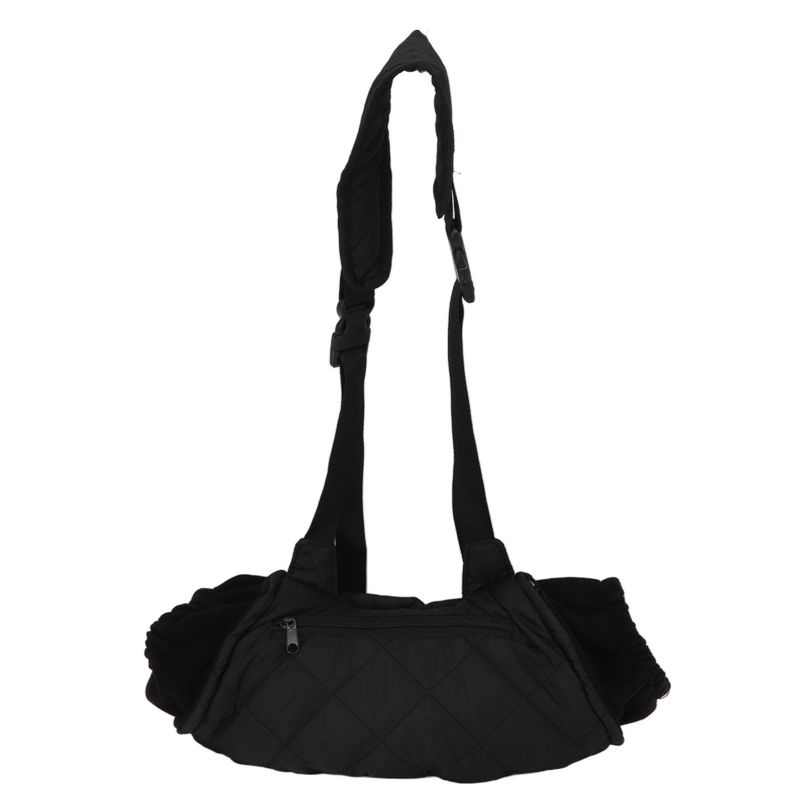 Electric Hand Warming Muff Temperature Controllable Waterproof Quilted Cotton Heated Hand Pouch for Winter Black - Image 6