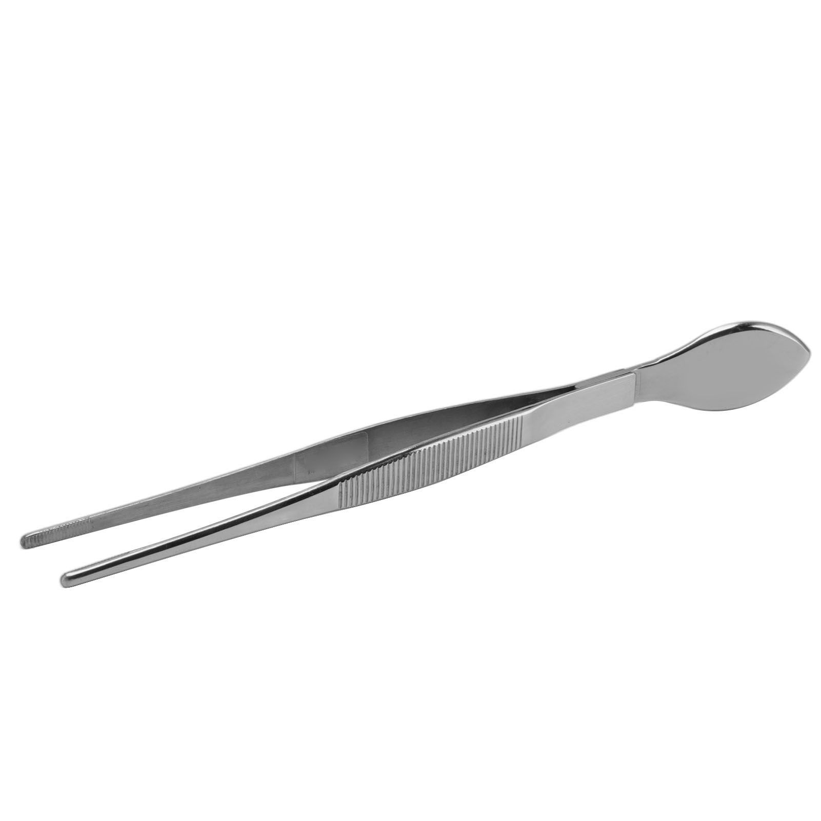 Bonsai Tweezers Stainless Steel Straight Serrated Tips Potted Plant Soil Loosening Spatula - Image 3