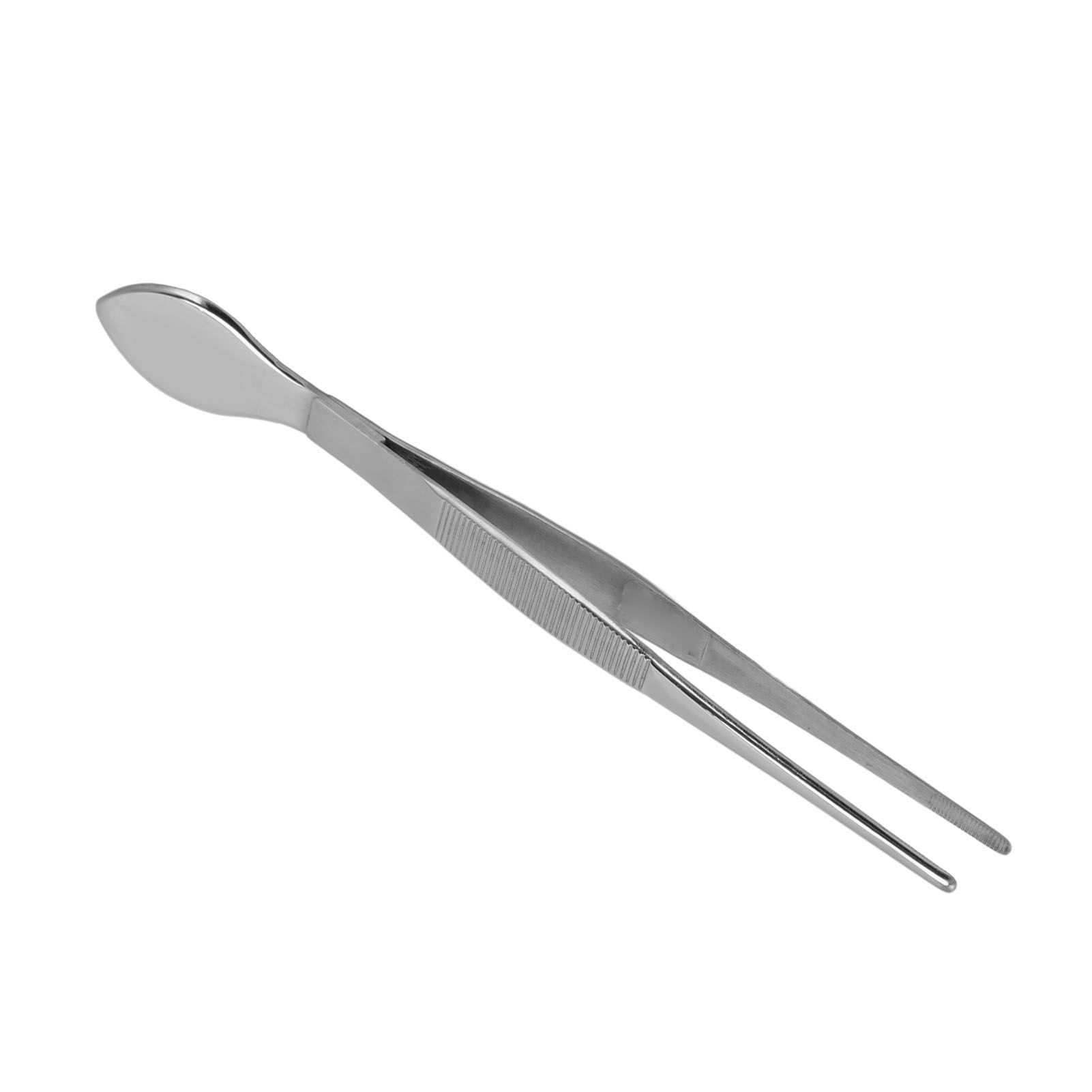 Bonsai Tweezers Stainless Steel Straight Serrated Tips Potted Plant Soil Loosening Spatula - Image 5