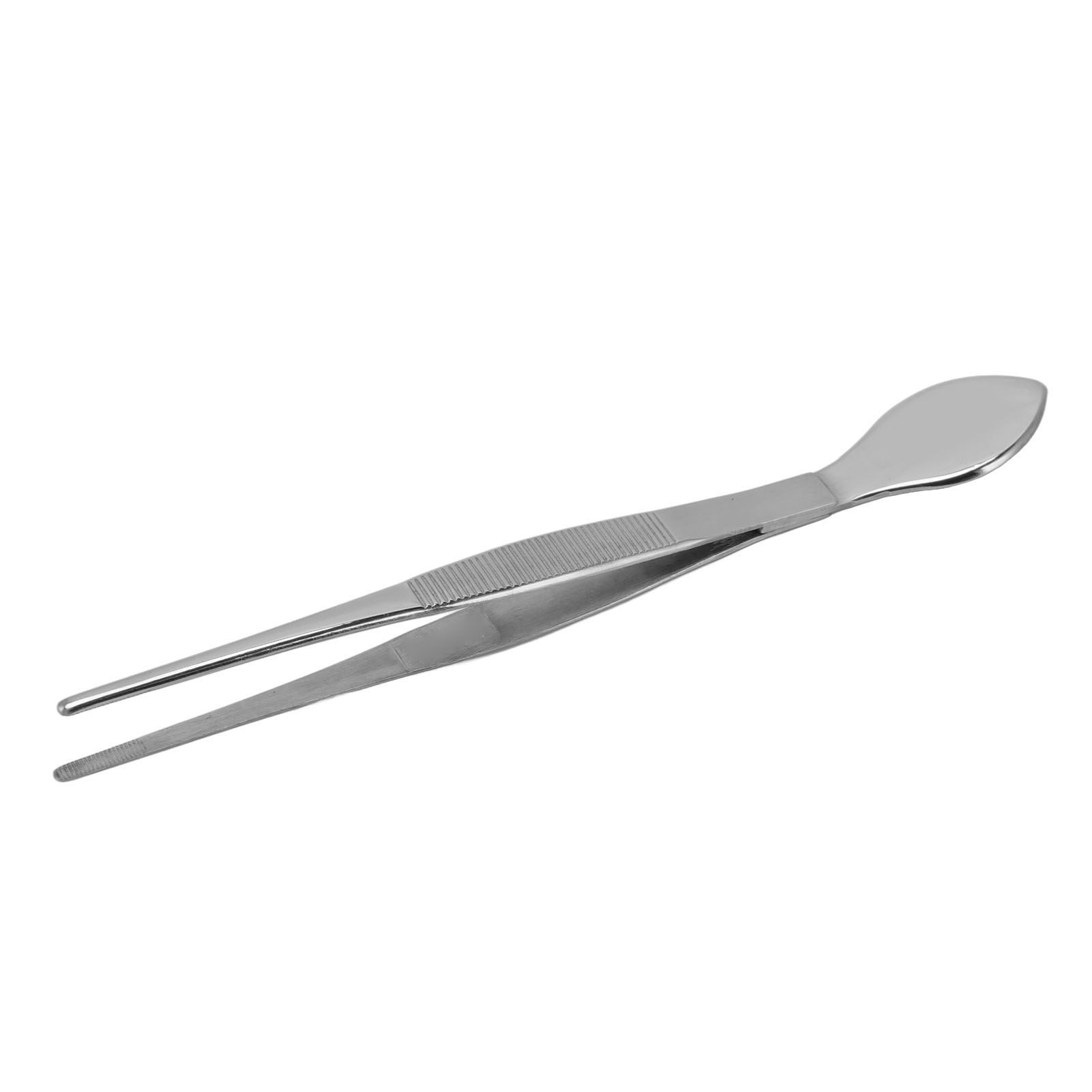 Bonsai Tweezers Stainless Steel Straight Serrated Tips Potted Plant Soil Loosening Spatula - Image 6