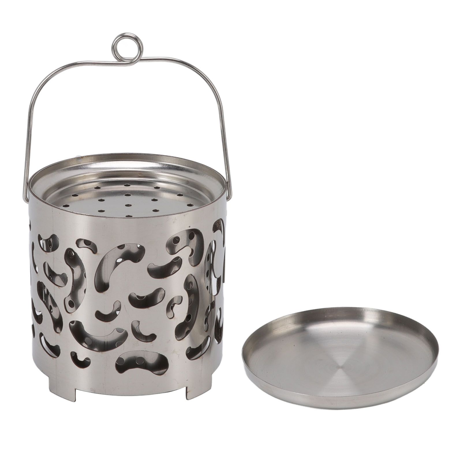 Camping Mini Heater Stainless Steel Portable Heating Stove for Outdoor Winter Fall - Image 1