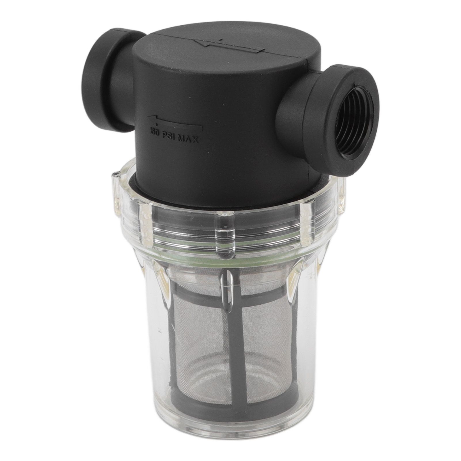 Hose Filter Plastic Sediment Impurity Garden Watering Prefilter For High Pressure Washer G1/2 100 Meshes - Image 1
