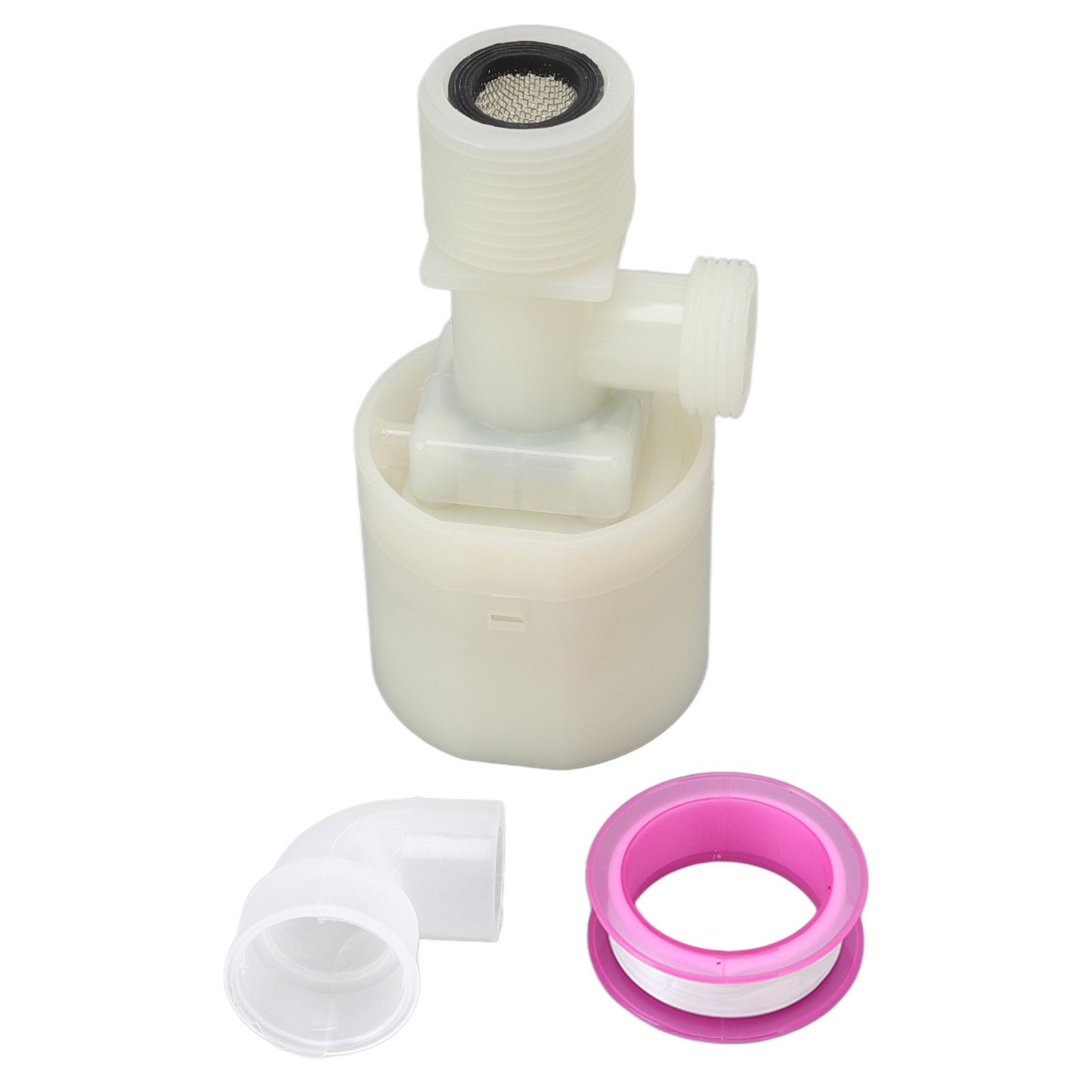 Water Level Control Valve Automatic Floating Ball Controller Plastic Water Tower Tank Switch Interior Male Thread G1 - Image 1