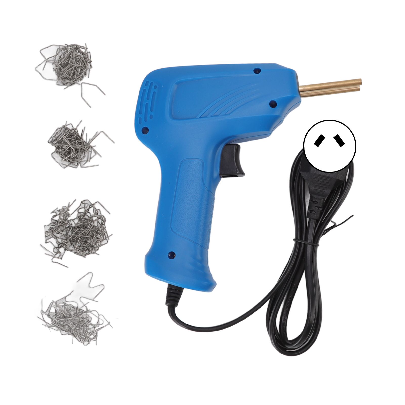 Plastic Welder Multipurpose Portable Repair Kit With Hot Staple Plastic Welding Machine Blue AU Plug 220V - Image 1