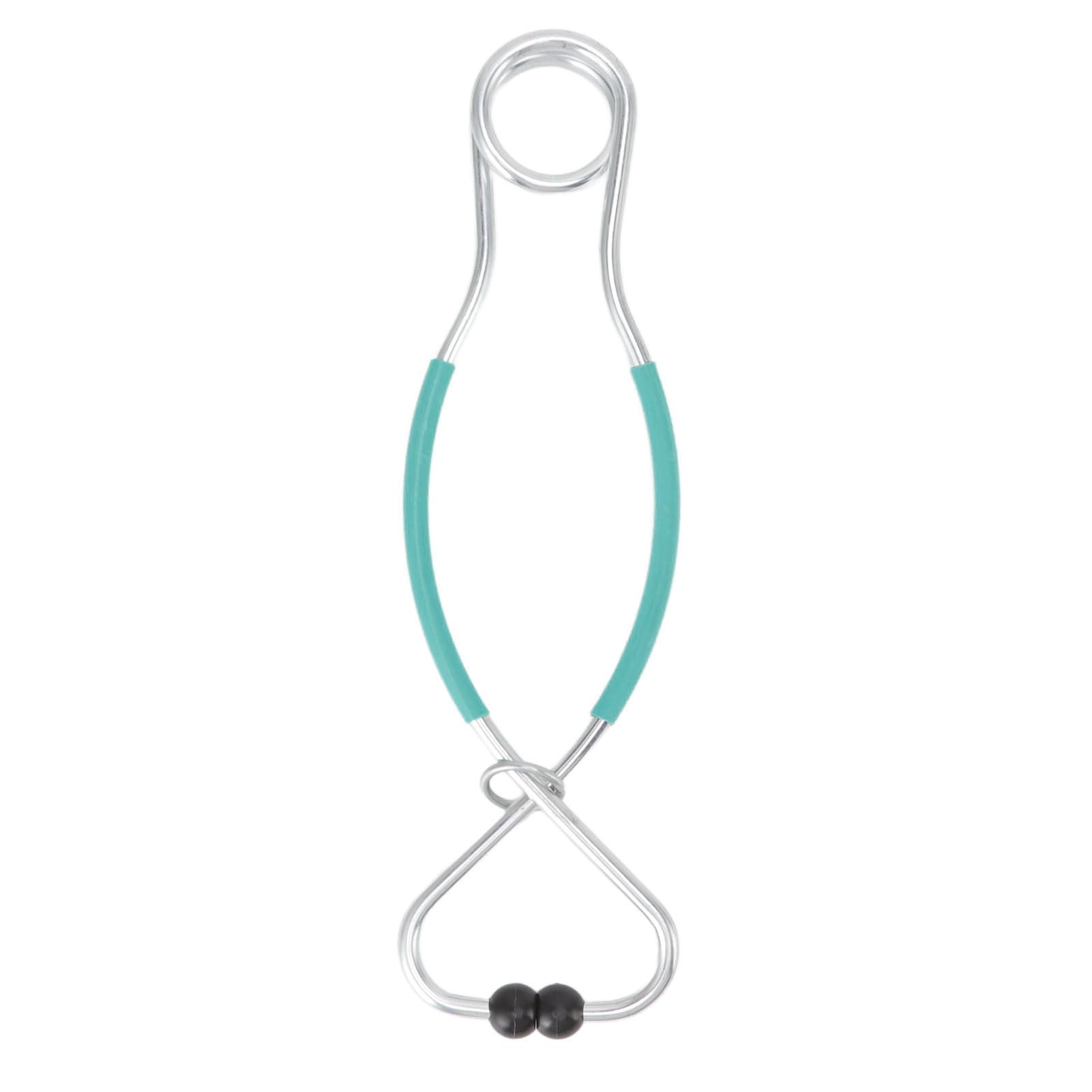 Cattle Bull Cow Nose Pliers Metal Punch Free Strong Traction Cow Pulling Tool for Farm Ranch Veterinary L Green - Image 1