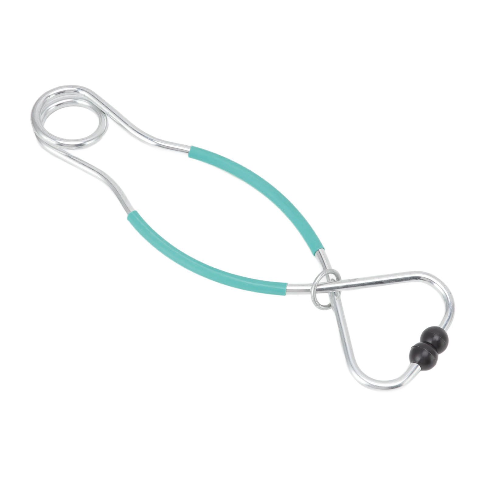 Cattle Bull Cow Nose Pliers Metal Punch Free Strong Traction Cow Pulling Tool for Farm Ranch Veterinary L Green - Image 2