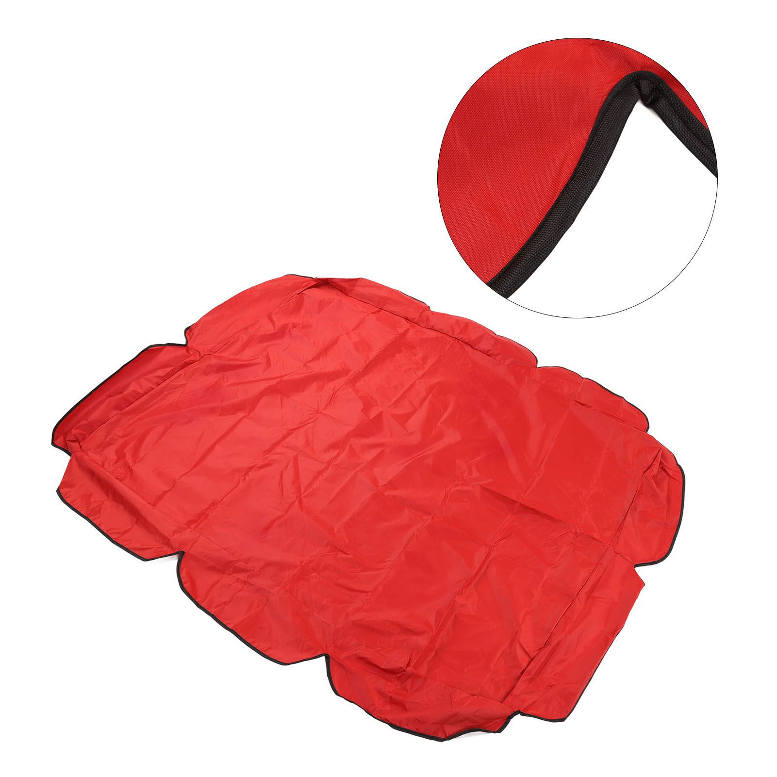 Swing Canopy 210D Silver Coated Oxford Waterproof UV Proof for Outdoor Patio Yard Chair 142x120x18cm Red - Image 2
