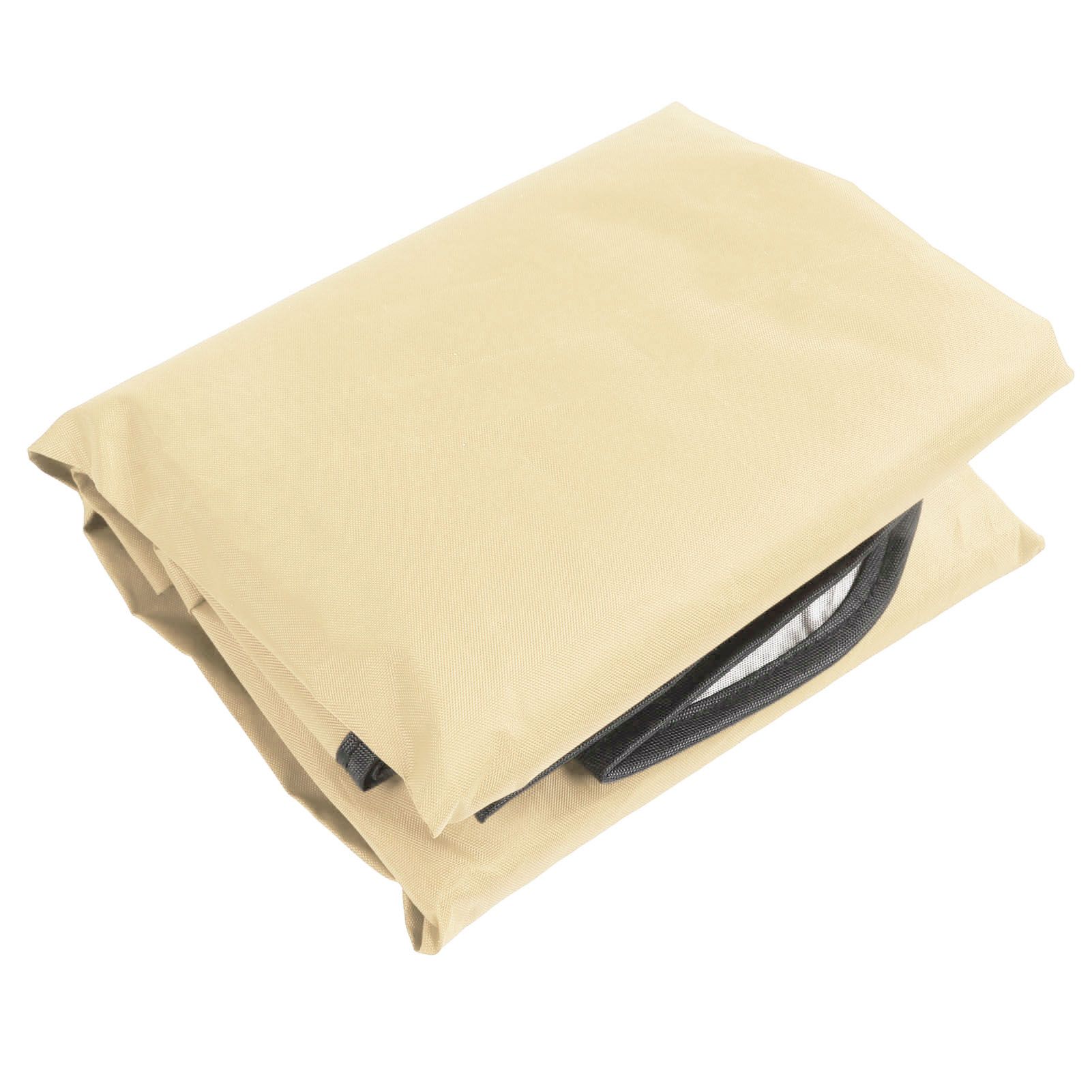 Swing Canopy 210D Silver Coated Oxford Waterproof UV Proof for Outdoor Patio Yard Chair 142x120x18cm Beige - Image 2