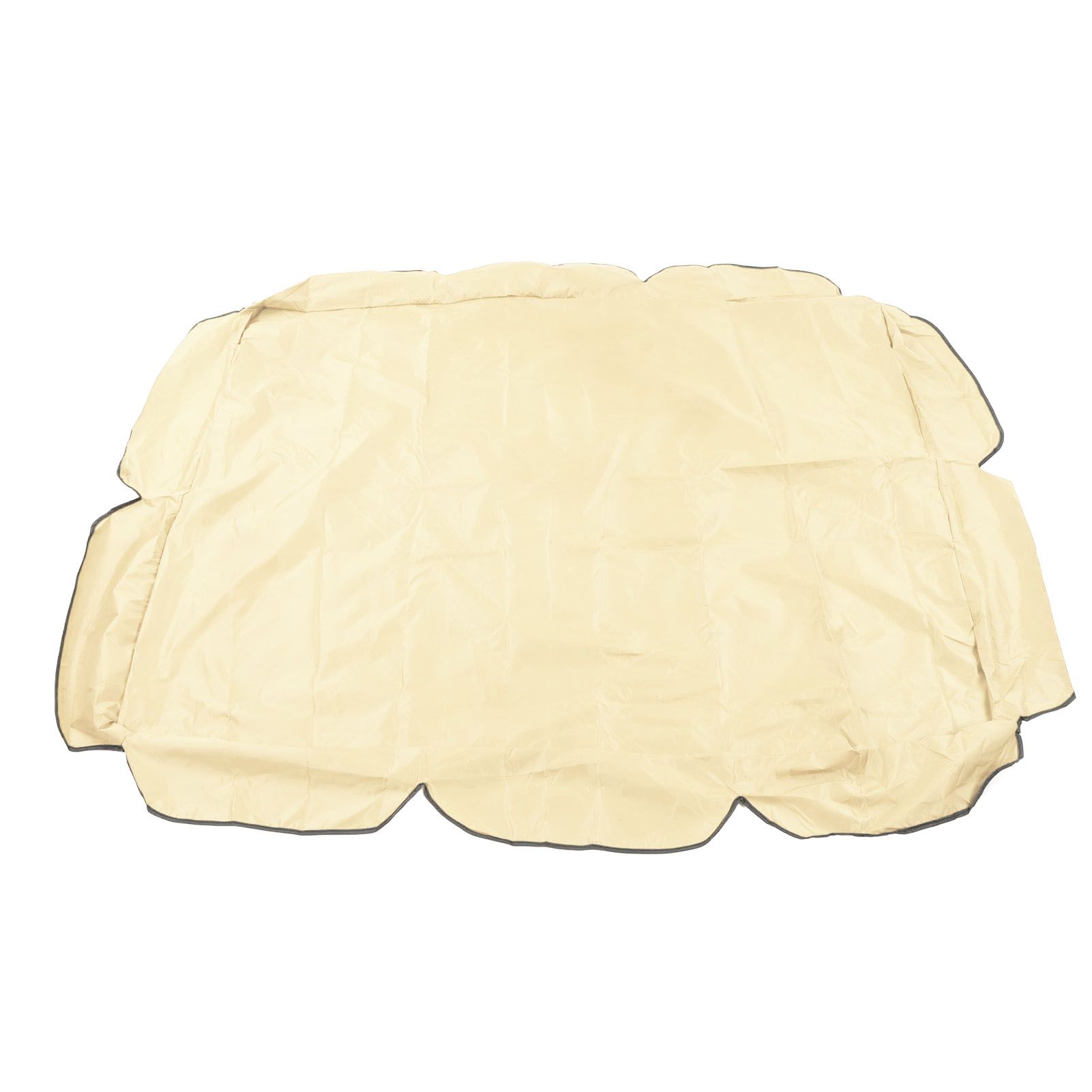 Swing Canopy 210D Silver Coated Oxford Waterproof UV Proof for Outdoor Patio Yard Chair 142x120x18cm Beige - Image 6