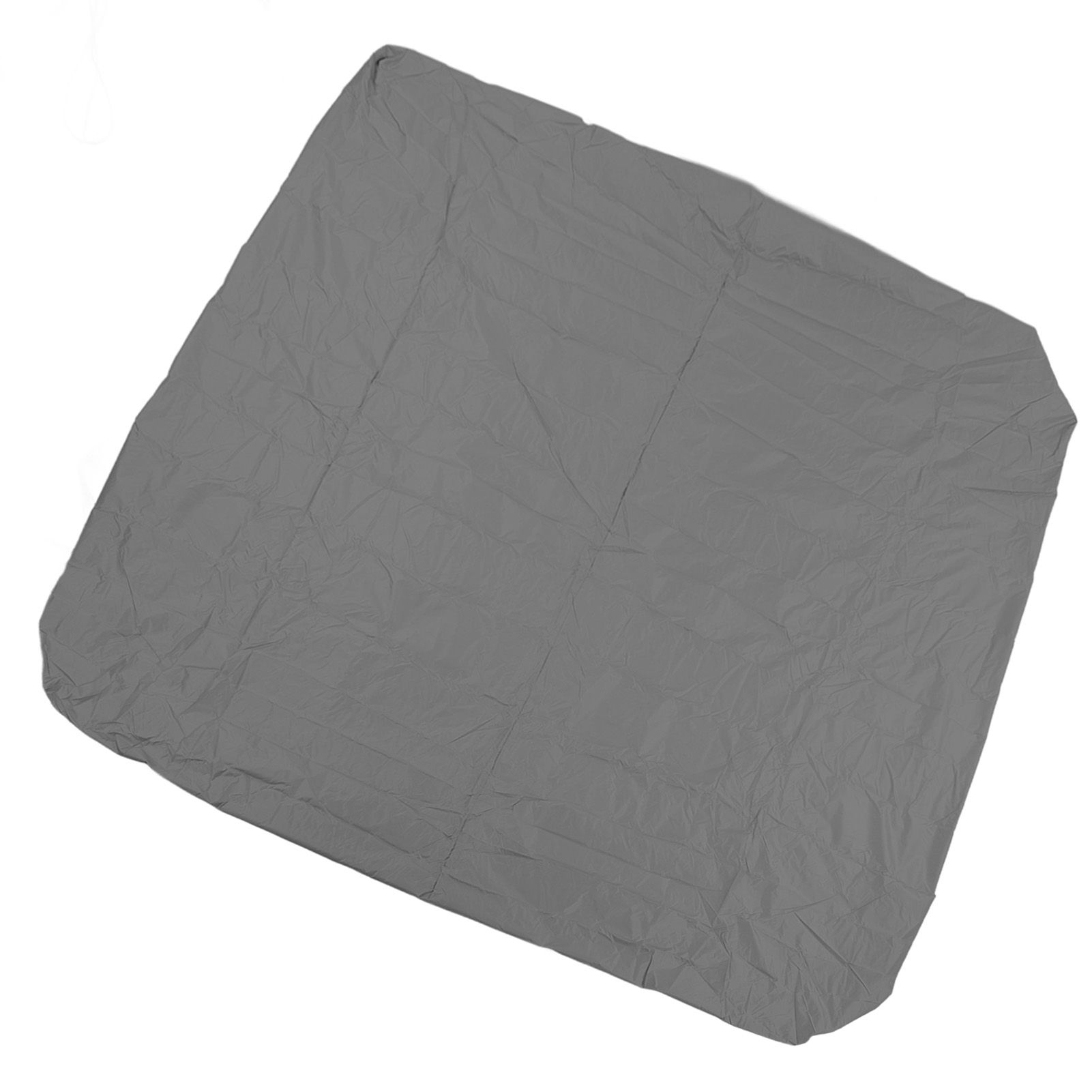SPA Cover Square Waterproof 190 Silver Coated Polyester Taff Weather Resistant Hot Tub Cover Protector for Bathtub 231x231x30cm/90.9x90.9x11.8in Grey - Image 2