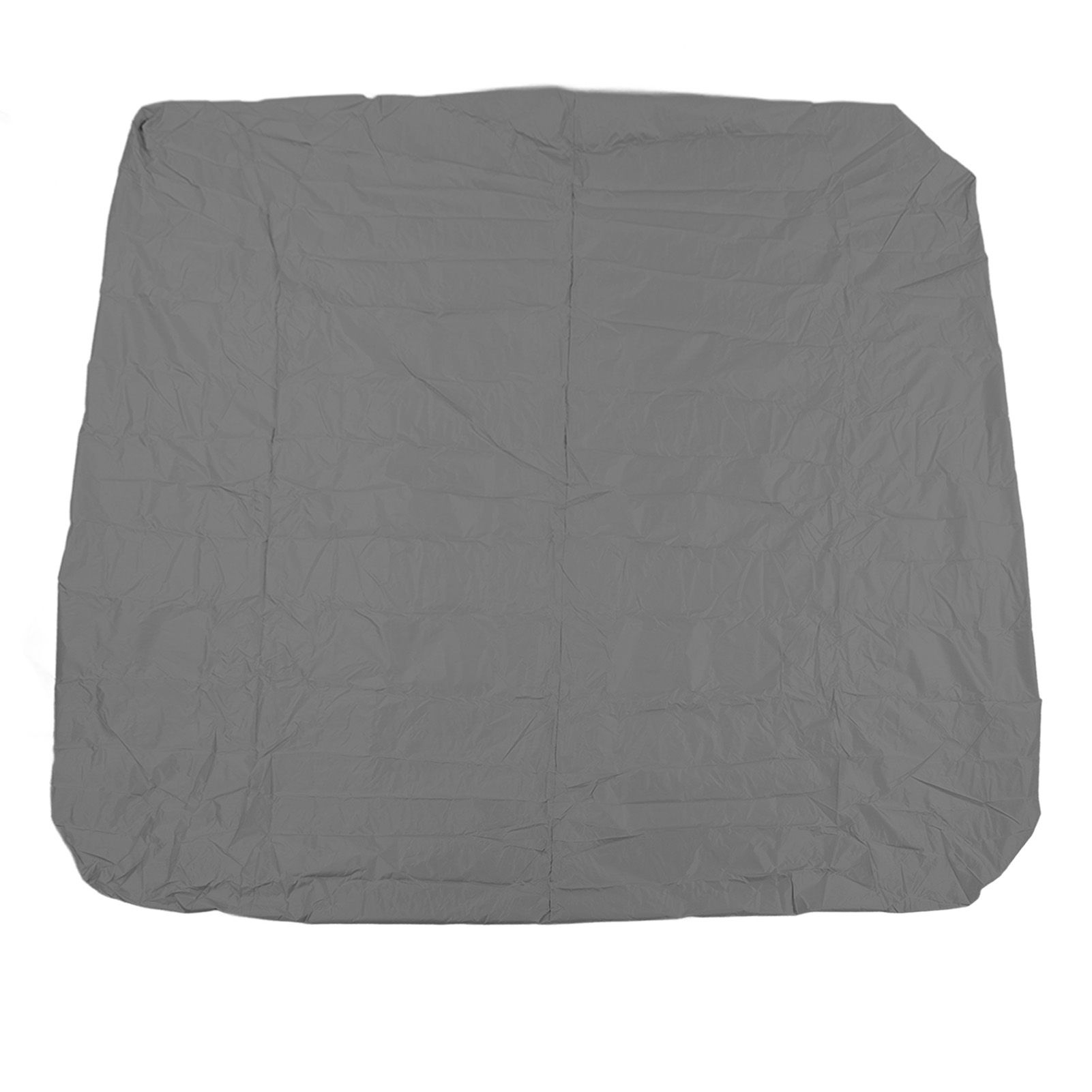 SPA Cover Square Waterproof 190 Silver Coated Polyester Taff Weather Resistant Hot Tub Cover Protector for Bathtub 231x231x30cm/90.9x90.9x11.8in Grey - Image 3