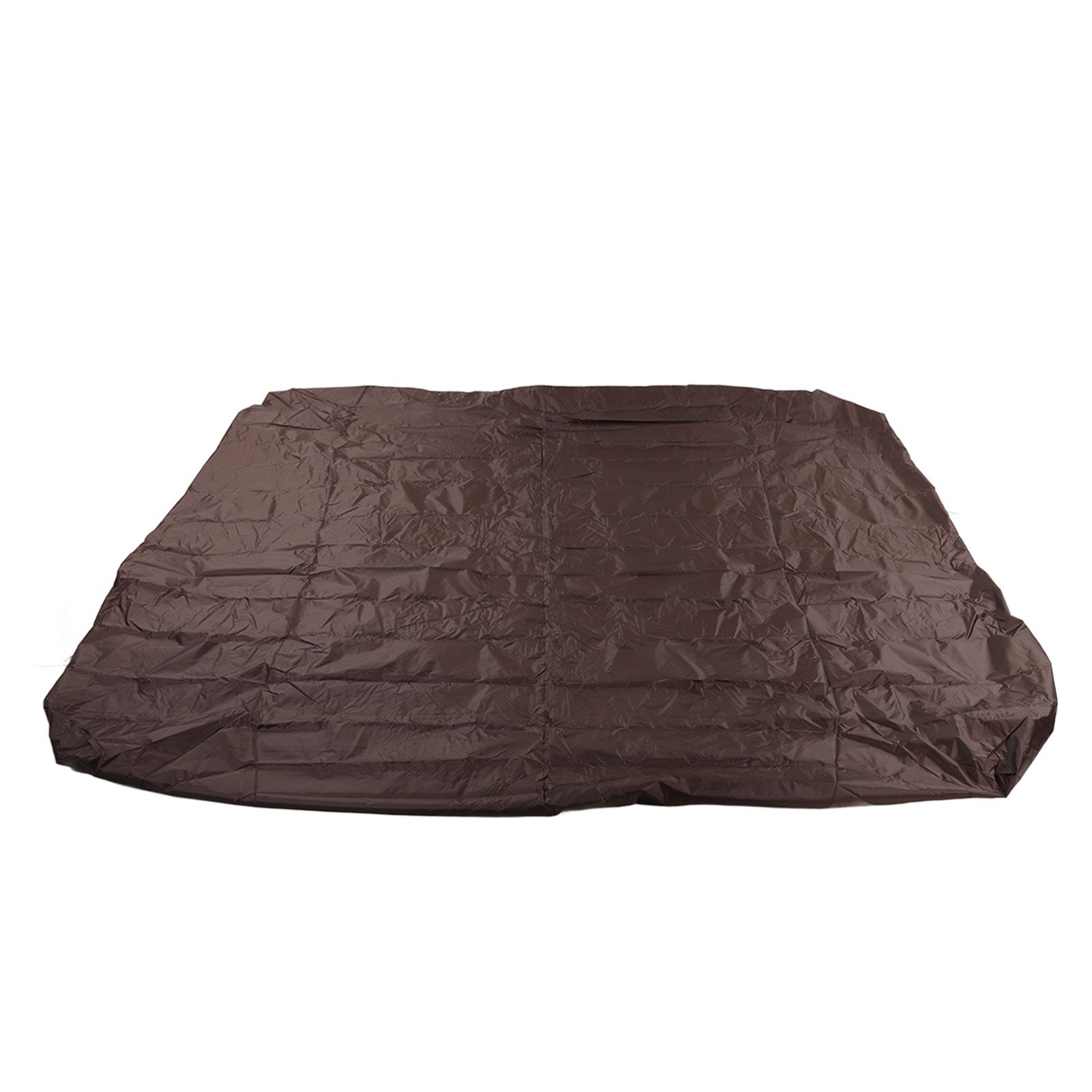 Outdoor Bathtub Dust Cover 190 Silver Coated Polyester Taffeta Waterproof Hot Spring Cover Quadrate Spa Bath Rainproof Cover 210x210x30cm Brown - Image 2