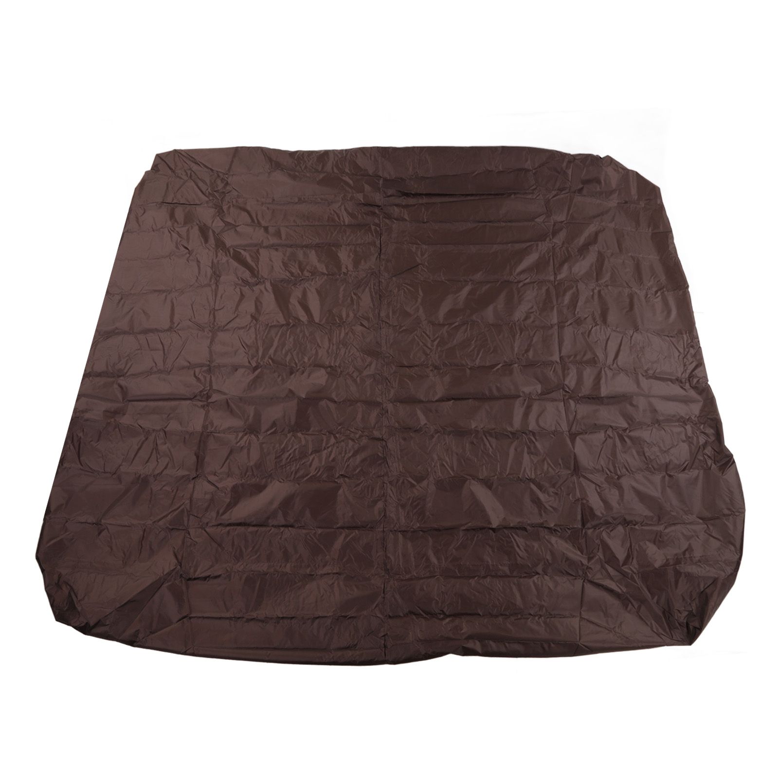 Outdoor Bathtub Dust Cover 190 Silver Coated Polyester Taffeta Waterproof Hot Spring Cover Quadrate Spa Bath Rainproof Cover 210x210x30cm Brown - Image 3