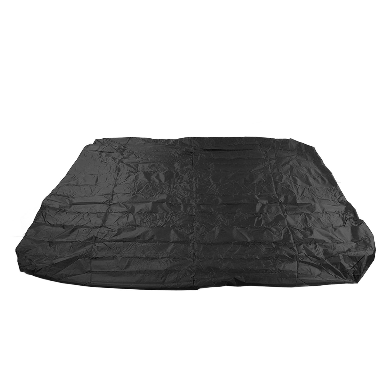 Outdoor Bathtub Dust Cover 190 Silver Coated Polyester Taffeta Waterproof Hot Spring Cover Quadrate Spa Bath Rainproof Cover 210x210x30cm Black - Image 2