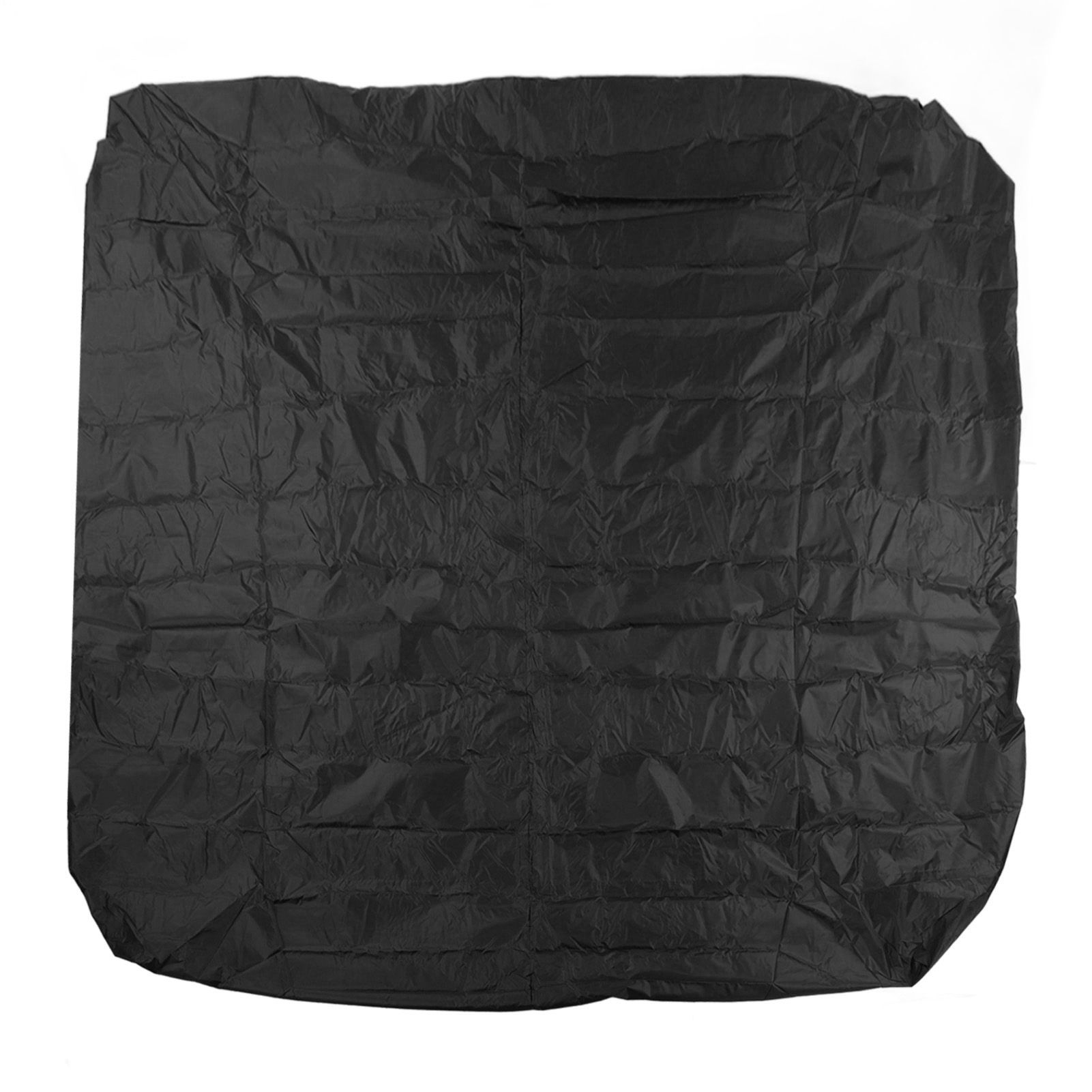 Outdoor Bathtub Dust Cover 190 Silver Coated Polyester Taffeta Waterproof Hot Spring Cover Quadrate Spa Bath Rainproof Cover 210x210x30cm Black - Image 5