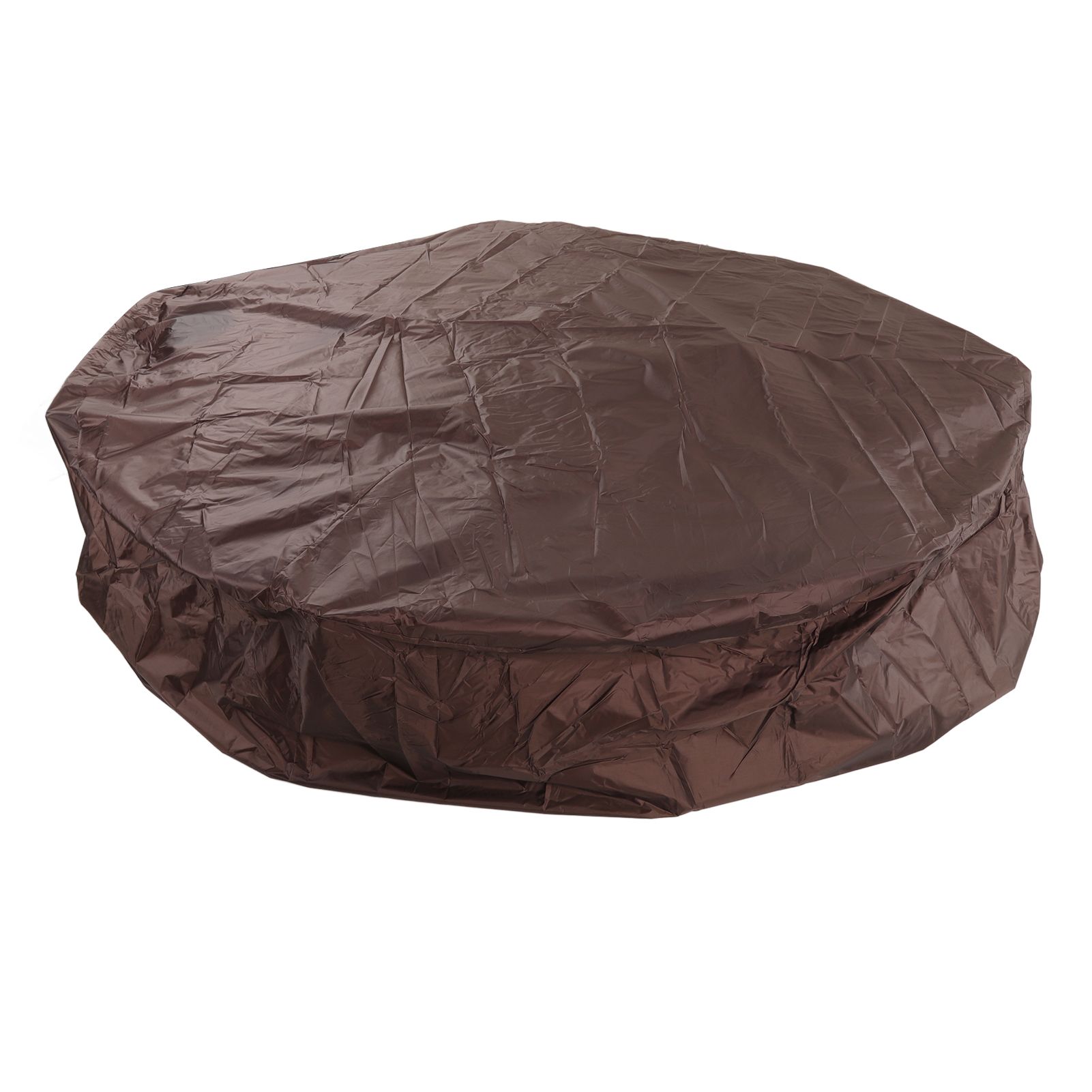 Outdoor Furniture Dust Covers Round Bathtub Cover 190 Silver Polyester Taffeta Hot Tub Waterproof Cover 190x90cm Coffee - Image 4