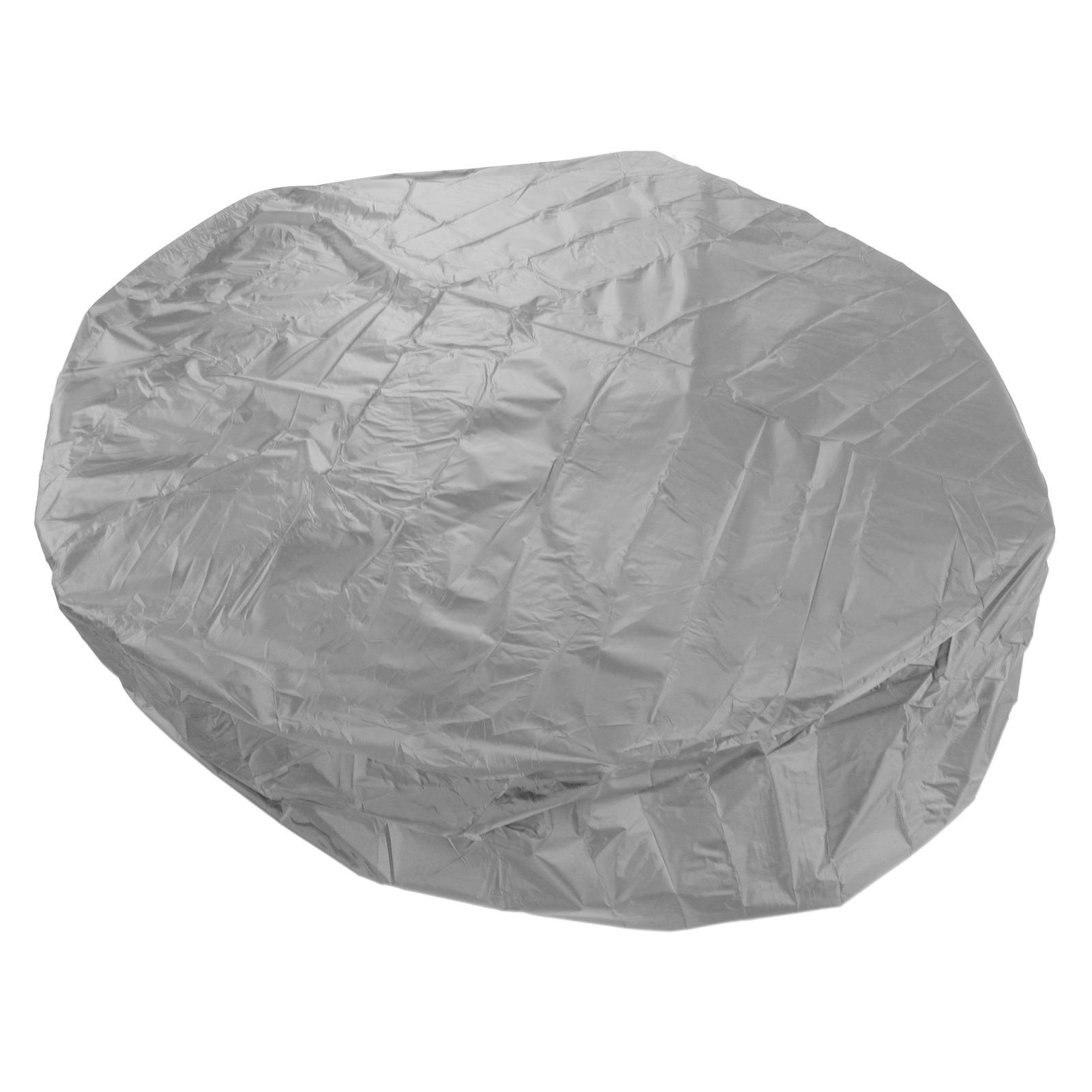Outdoor Furniture Dust Covers Round Bathtub Cover 190 Silver Polyester Taffeta Hot Tub Waterproof Cover 210x30cm Grey - Image 5