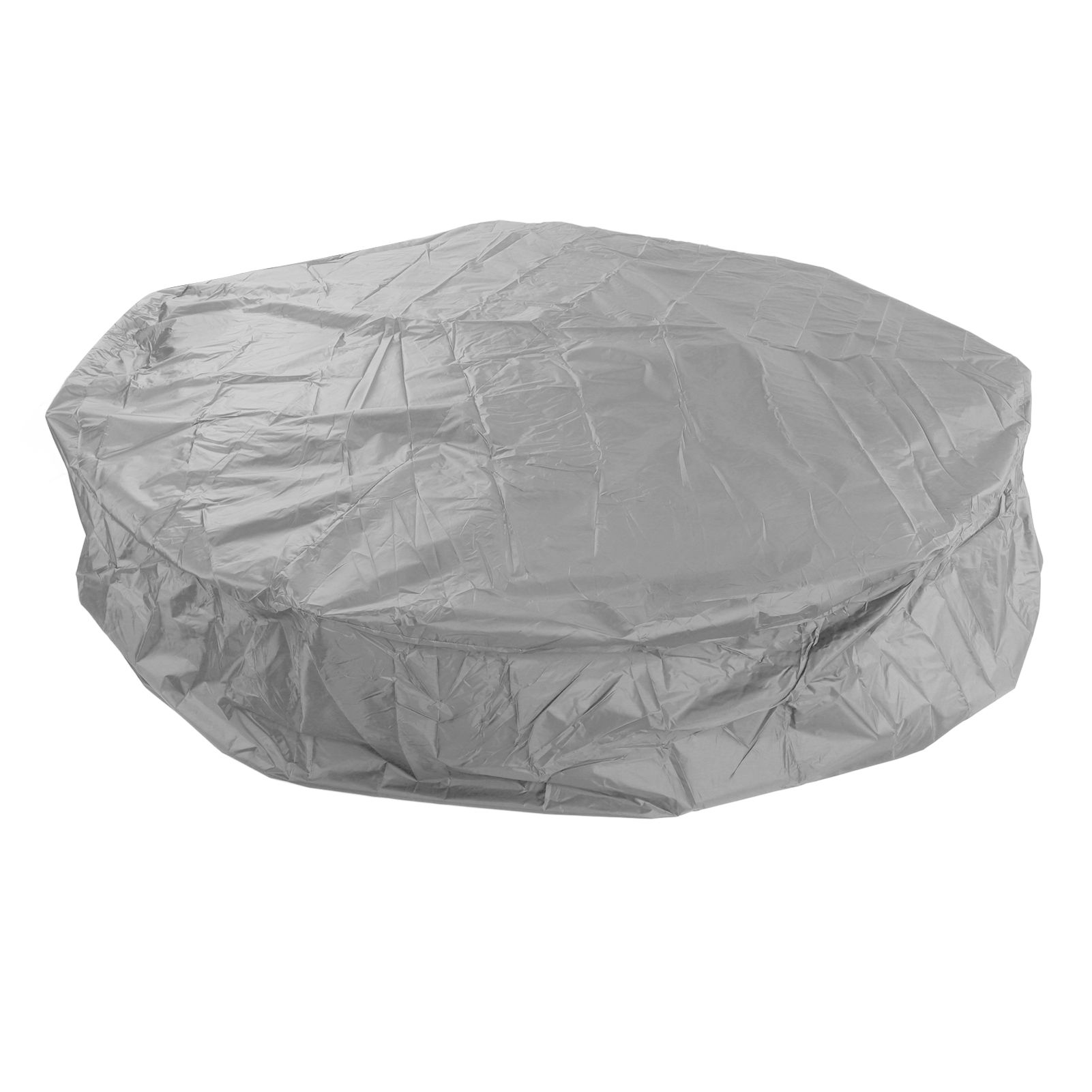 Outdoor Furniture Dust Covers Round Bathtub Cover 190 Silver Polyester Taffeta Hot Tub Waterproof Cover 210x30cm Grey - Image 6