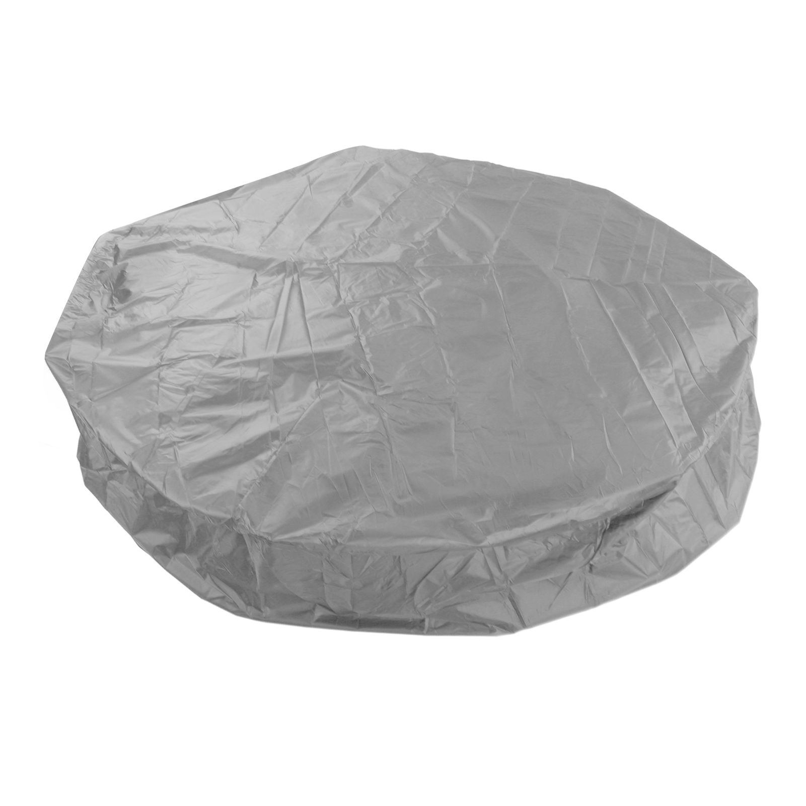 Outdoor Furniture Dust Covers Round Bathtub Cover 190 Silver Polyester Taffeta Hot Tub Waterproof Cover 215x70cm Grey - Image 8