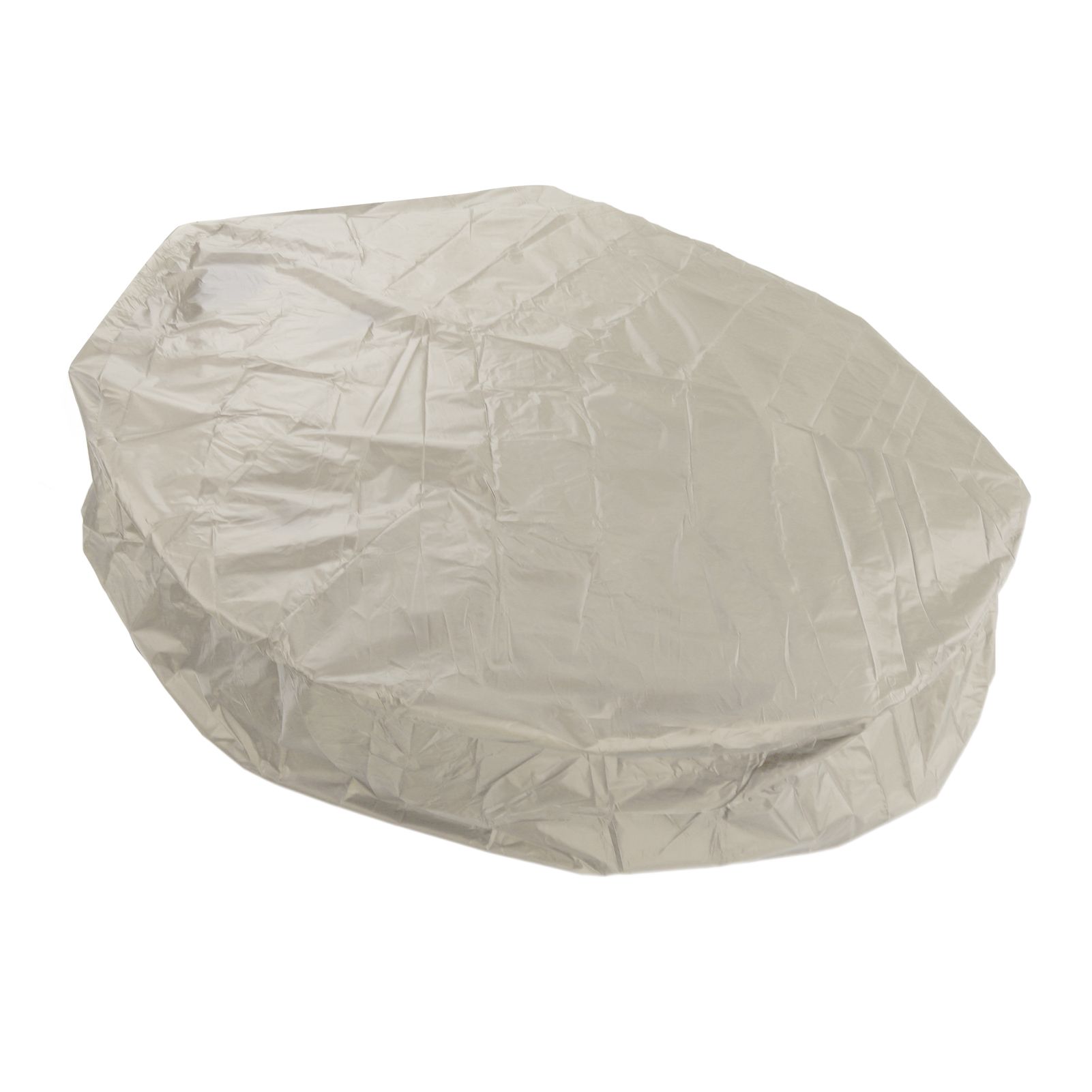 Outdoor Furniture Dust Covers Round Bathtub Cover 190 Silver Polyester Taffeta Hot Tub Waterproof Cover 215x70cm Beige - Image 7