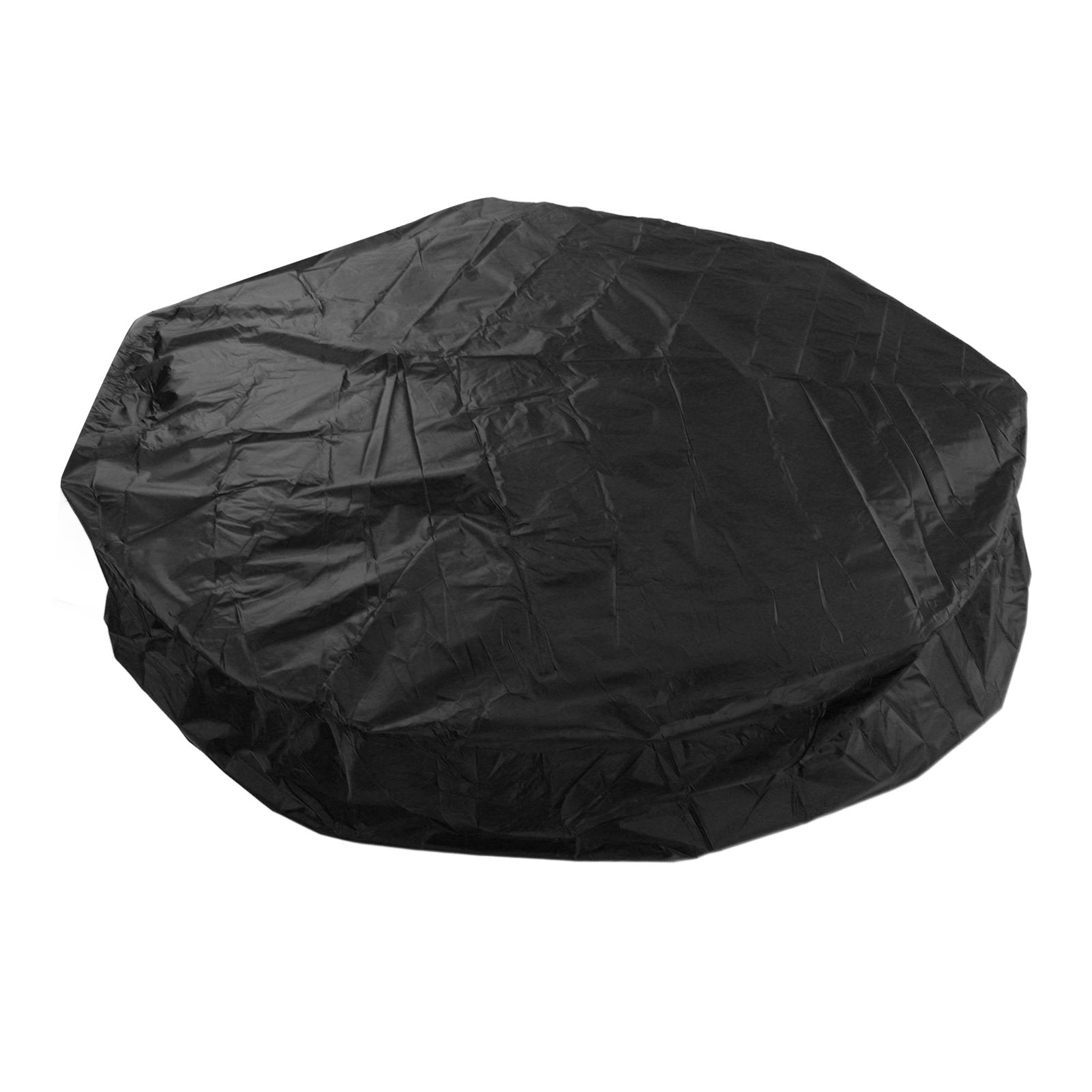 Outdoor Furniture Dust Covers Round Bathtub Cover 190 Silver Polyester Taffeta Hot Tub Waterproof Cover 215x70cm Black - Image 6