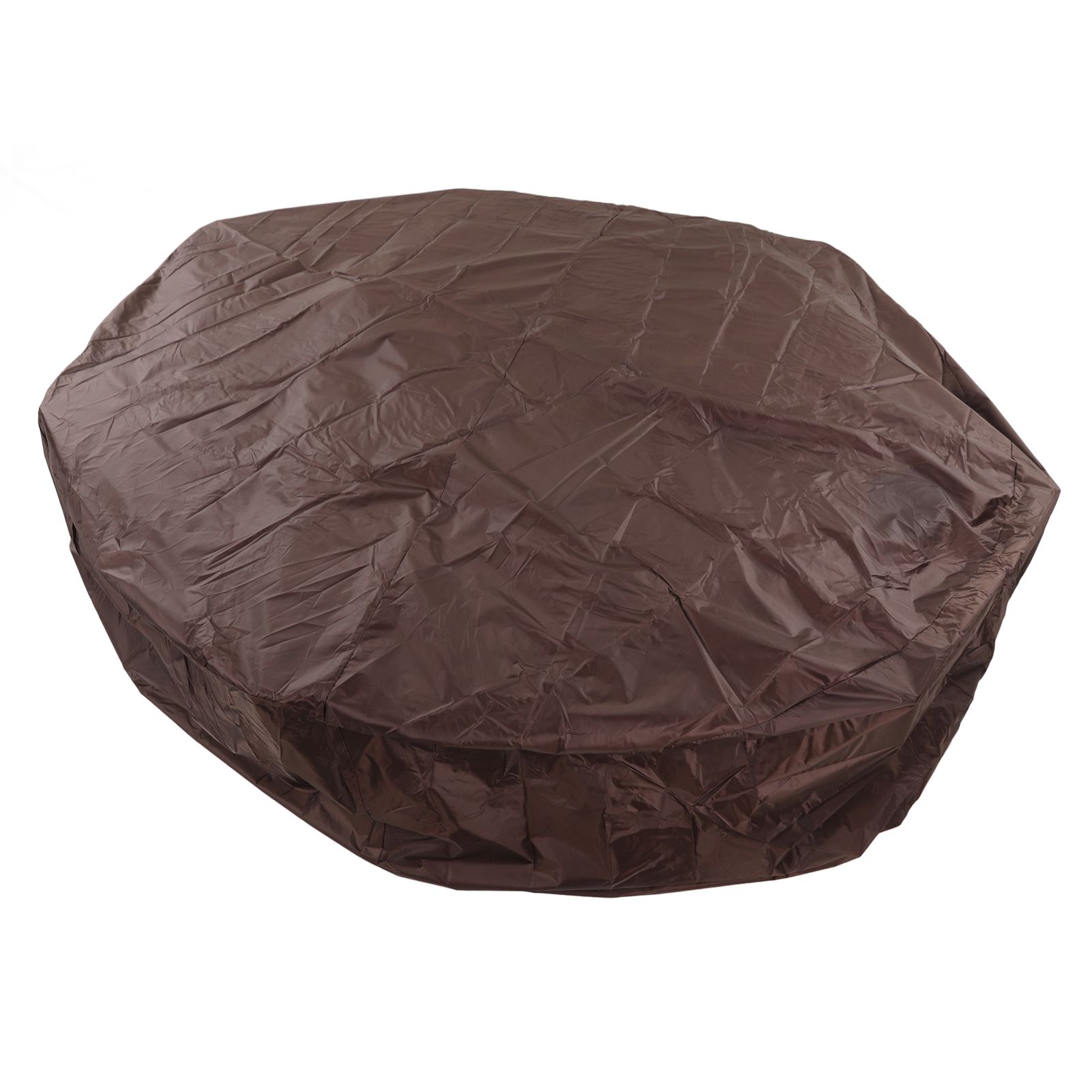 Outdoor Furniture Dust Covers Round Bathtub Cover 190 Silver Polyester Taffeta Hot Tub Waterproof Cover 215x70cm Coffee - Image 8