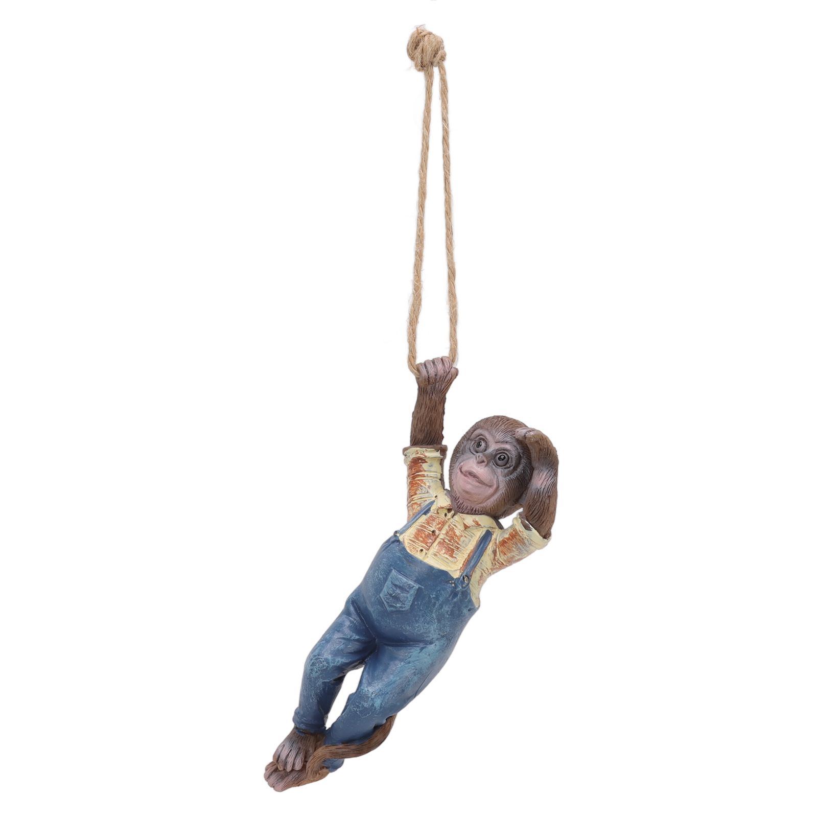 Garden Monkey Statues Cute Simulation Resin Hanging Monkey Garden Ornament for Outdoor Garden Lawn Patio - Image 3