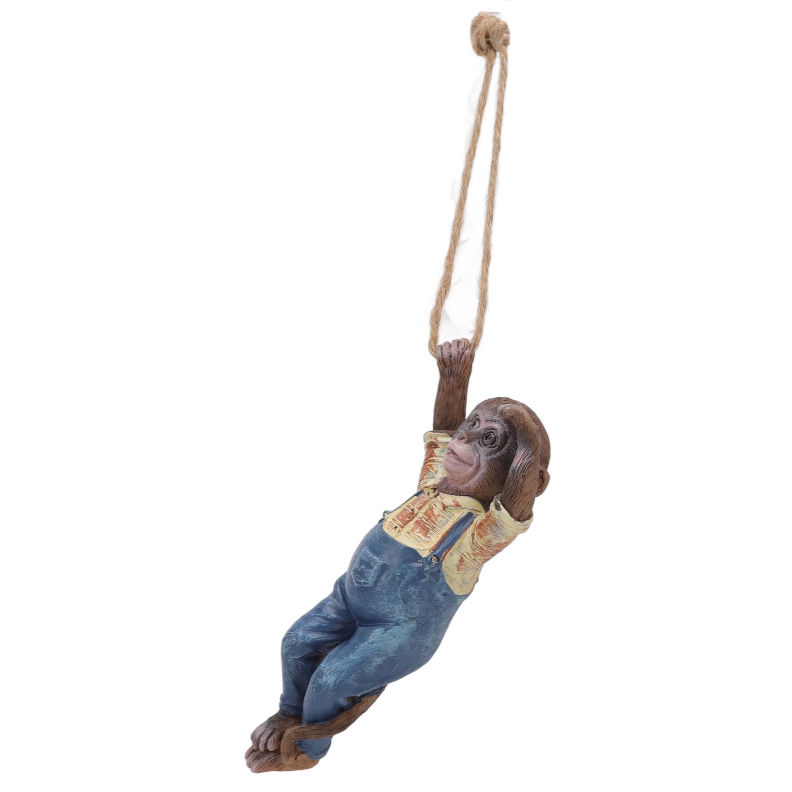 Garden Monkey Statues Cute Simulation Resin Hanging Monkey Garden Ornament for Outdoor Garden Lawn Patio - Image 4